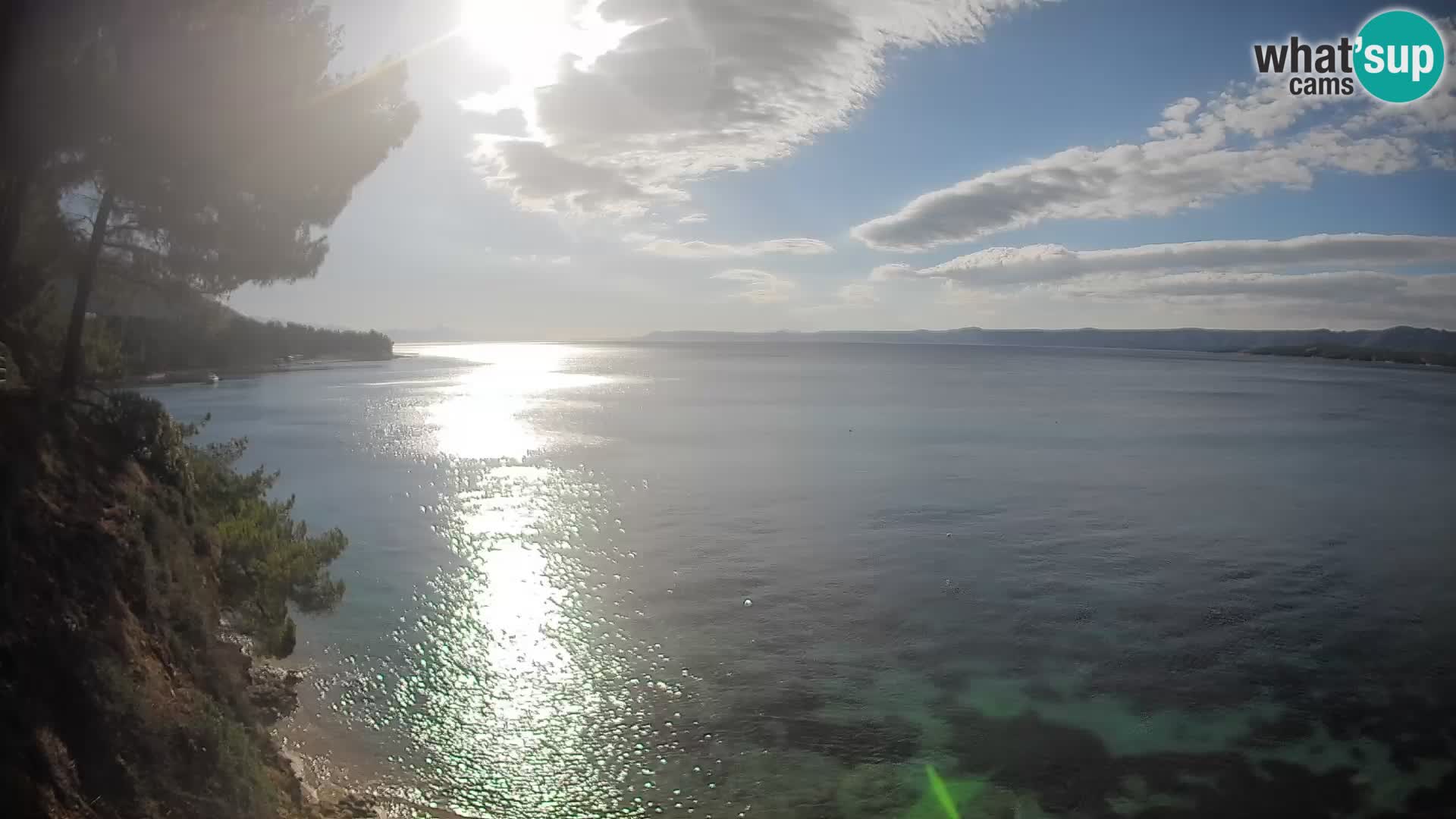 Webcam plage Potočine Bol – Vue en direct sur Borak Beach, île de Brač