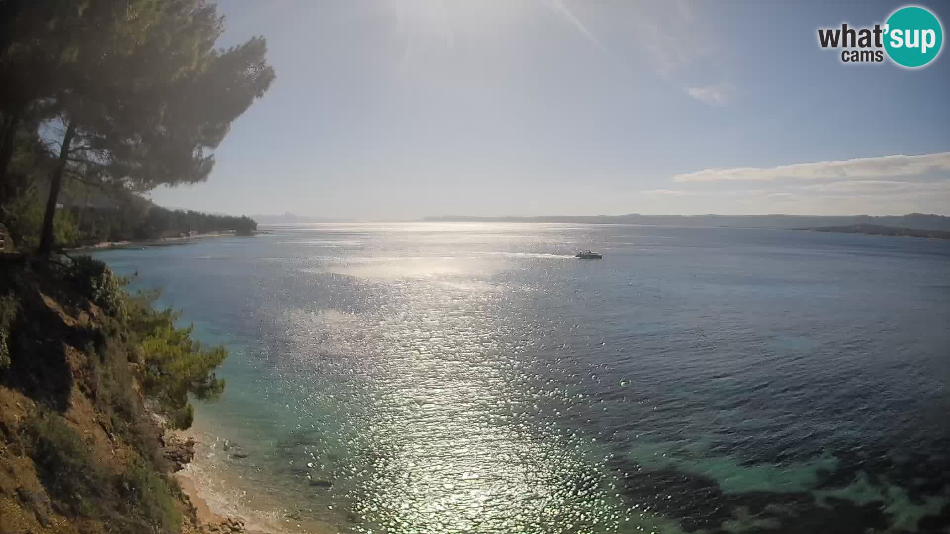 Webcam plage Potočine Bol – Vue en direct sur Borak Beach, île de Brač