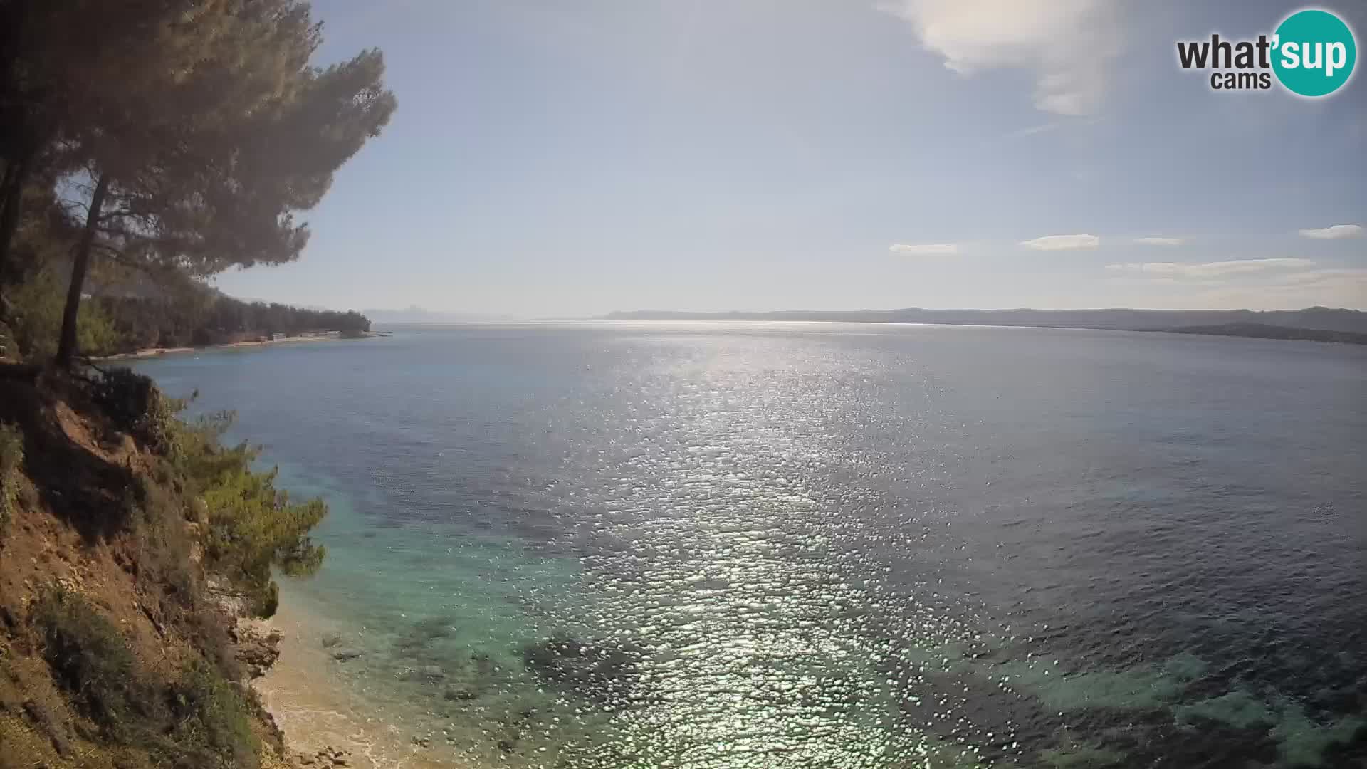 Webcam Potočine Beach Bol – Live View of Borak Beach, Brač Island