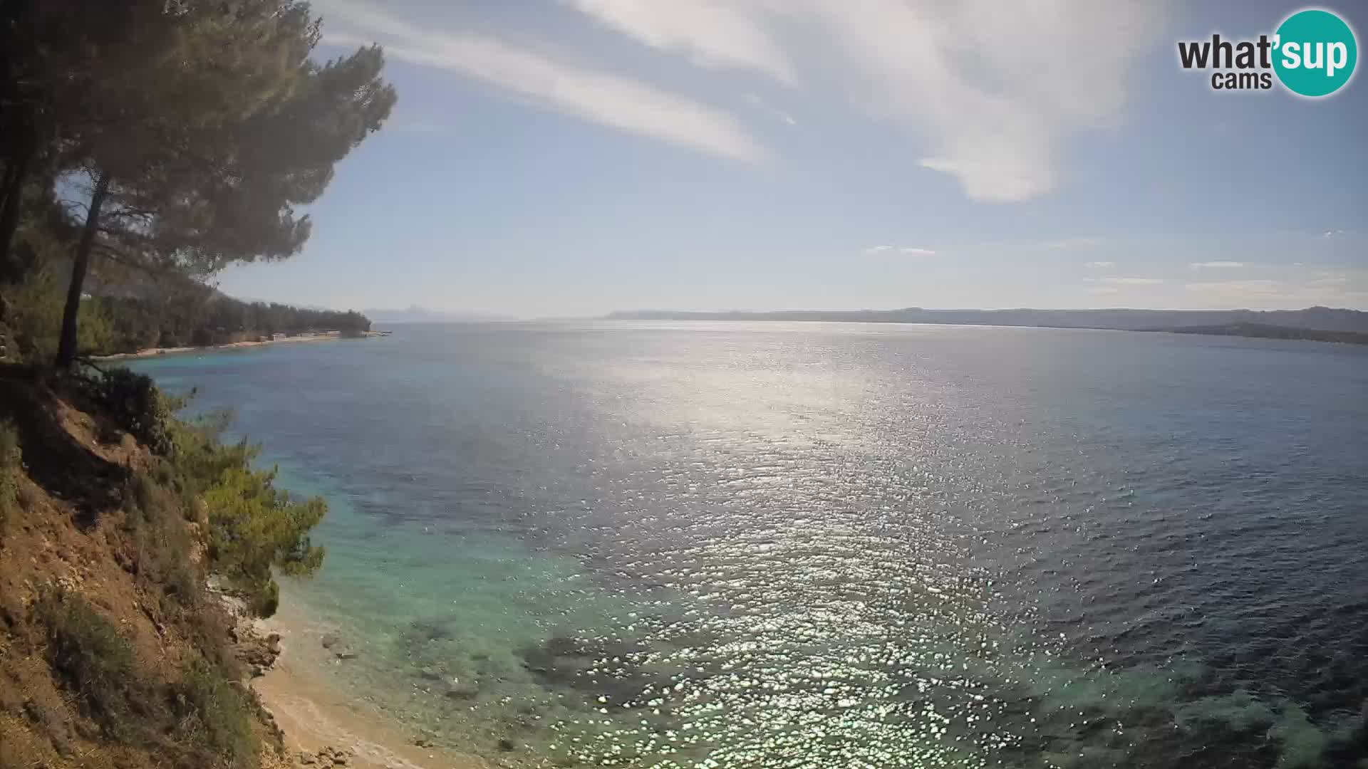 Webcam Playa Potočine Bol – Vista en vivo de Borak Beach, Isla de Brač
