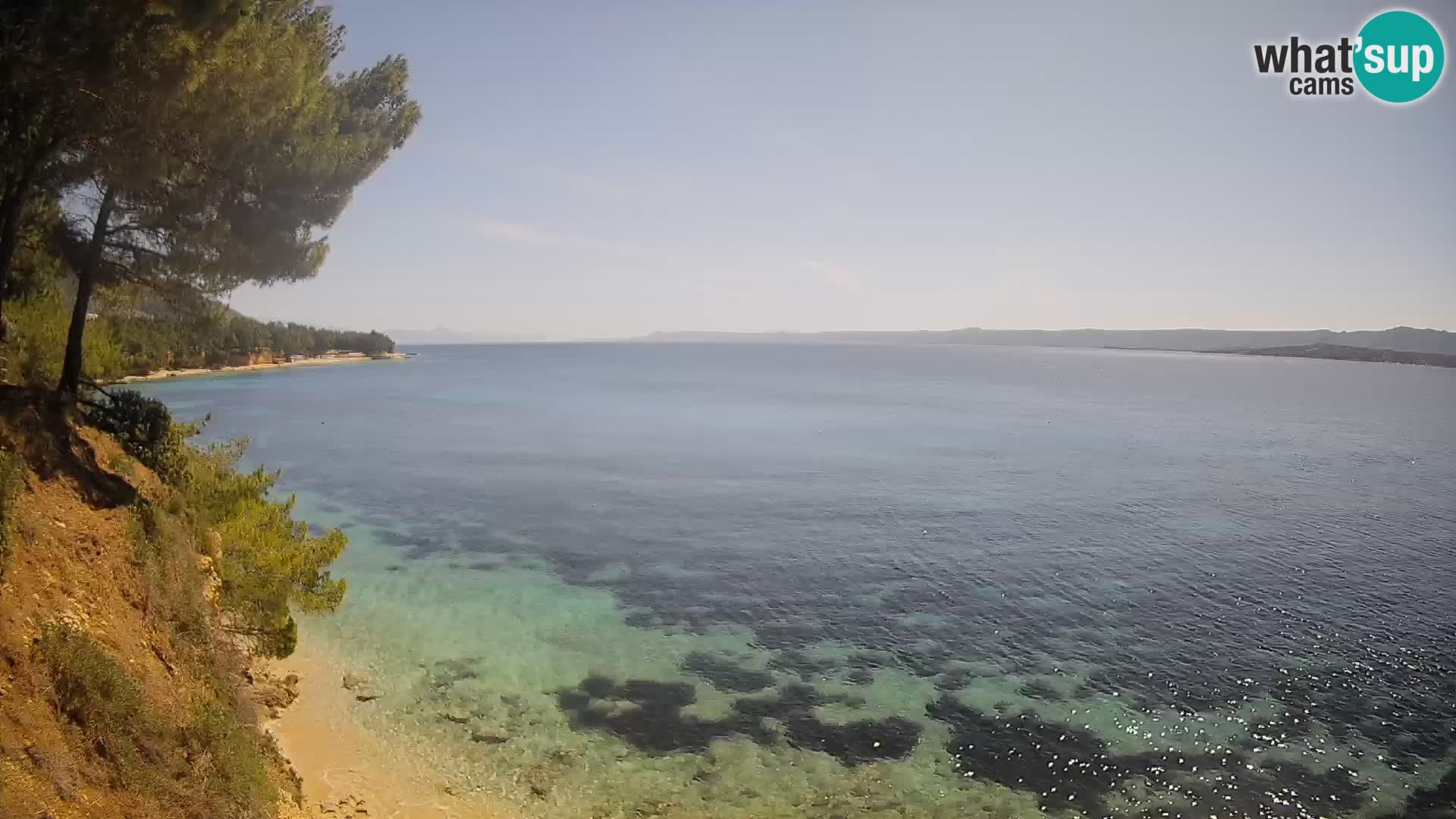 Webcam Potočine Beach Bol – Live View of Borak Beach, Brač Island