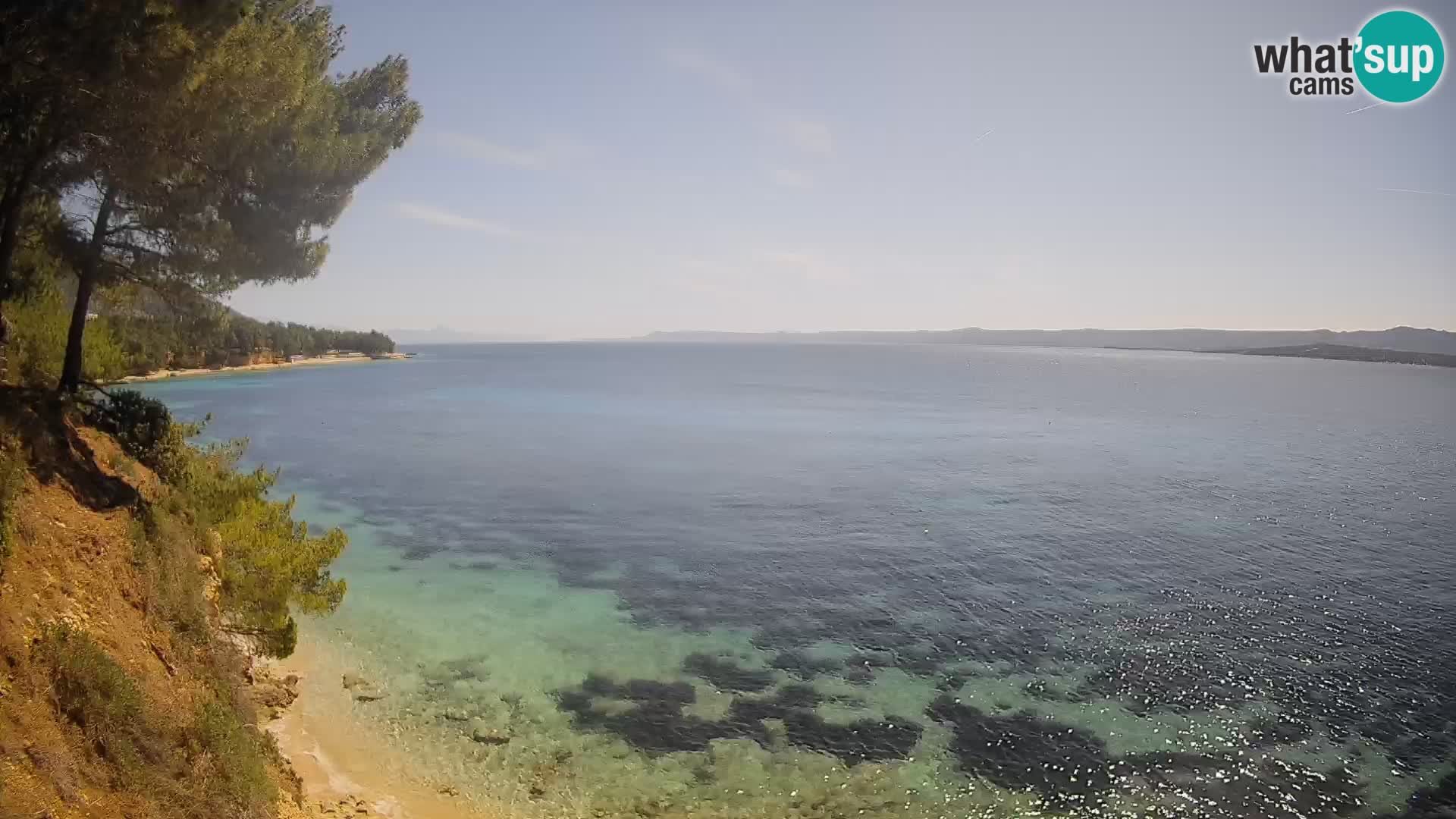 Webcam Potočine Beach Bol – Live View of Borak Beach, Brač Island