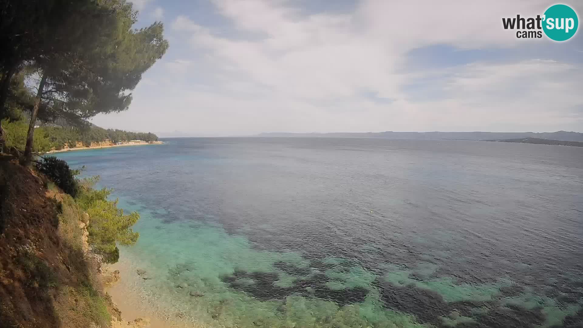 Webcam Strand Potočine Bol – Liveblick auf Borak Beach, Insel Brač