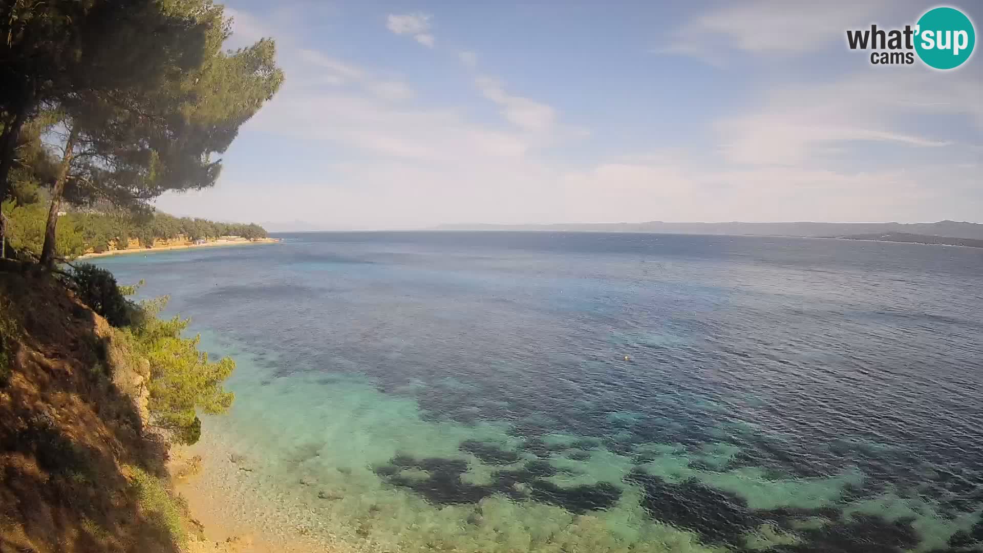 Webcam Strand Potočine Bol – Liveblick auf Borak Beach, Insel Brač