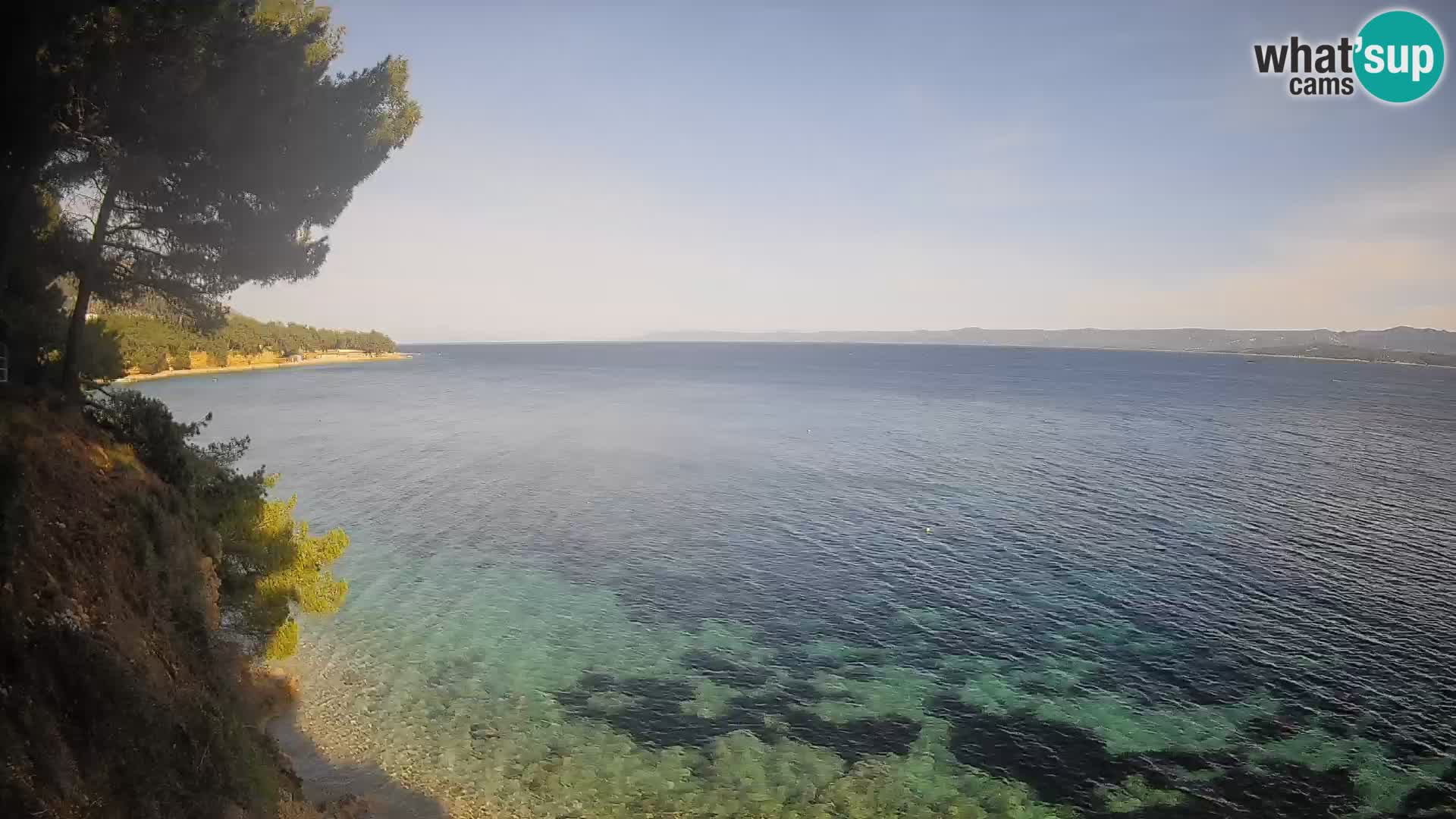 Webcam Strand Potočine Bol – Liveblick auf Borak Beach, Insel Brač