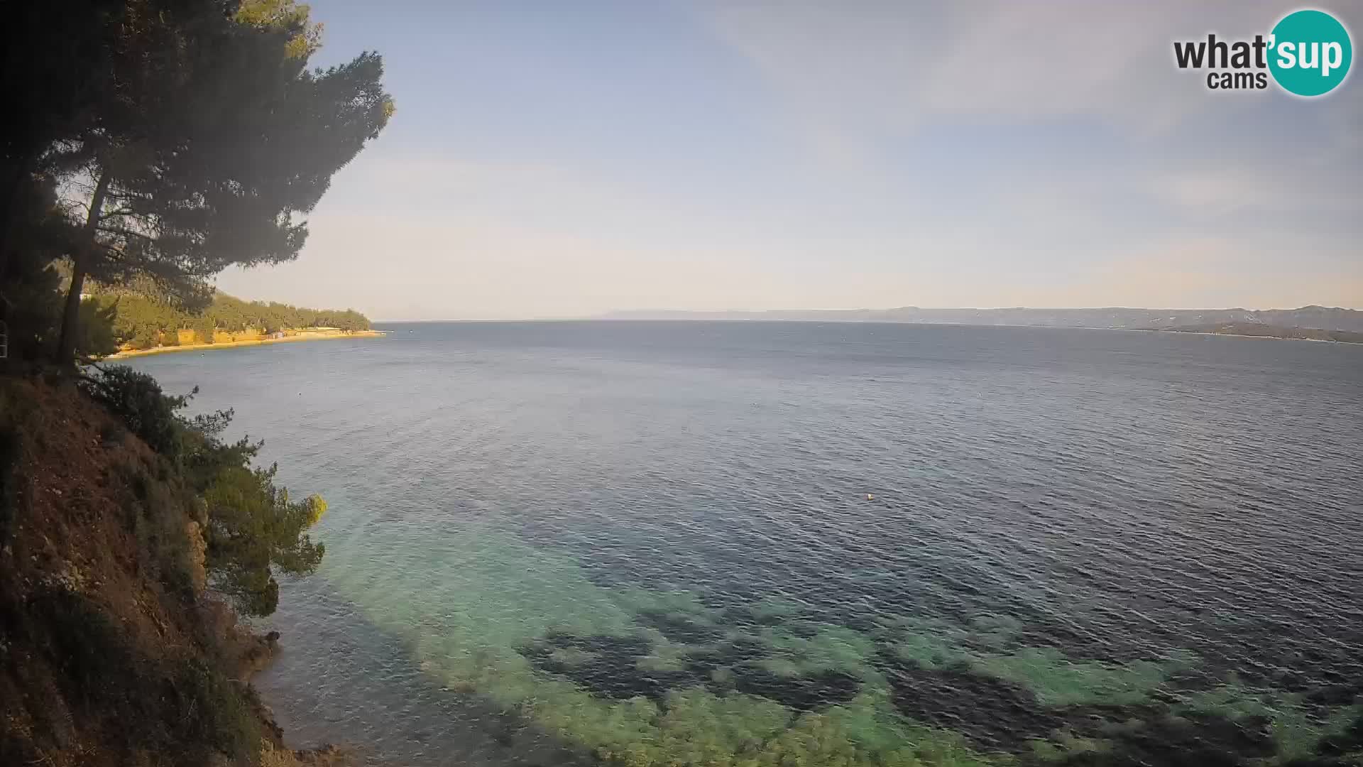 Webcam Potočine Beach Bol – Live View of Borak Beach, Brač Island