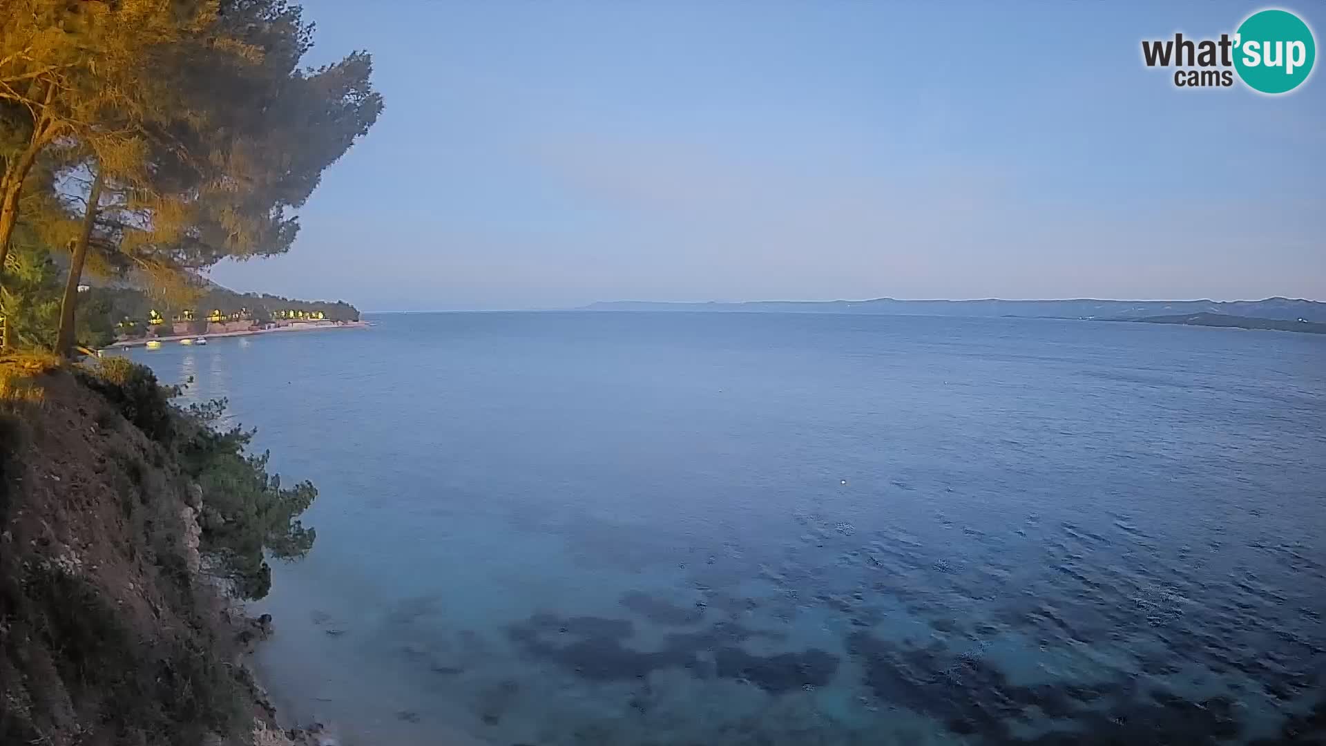 Webcam plage Potočine Bol – Vue en direct sur Borak Beach, île de Brač