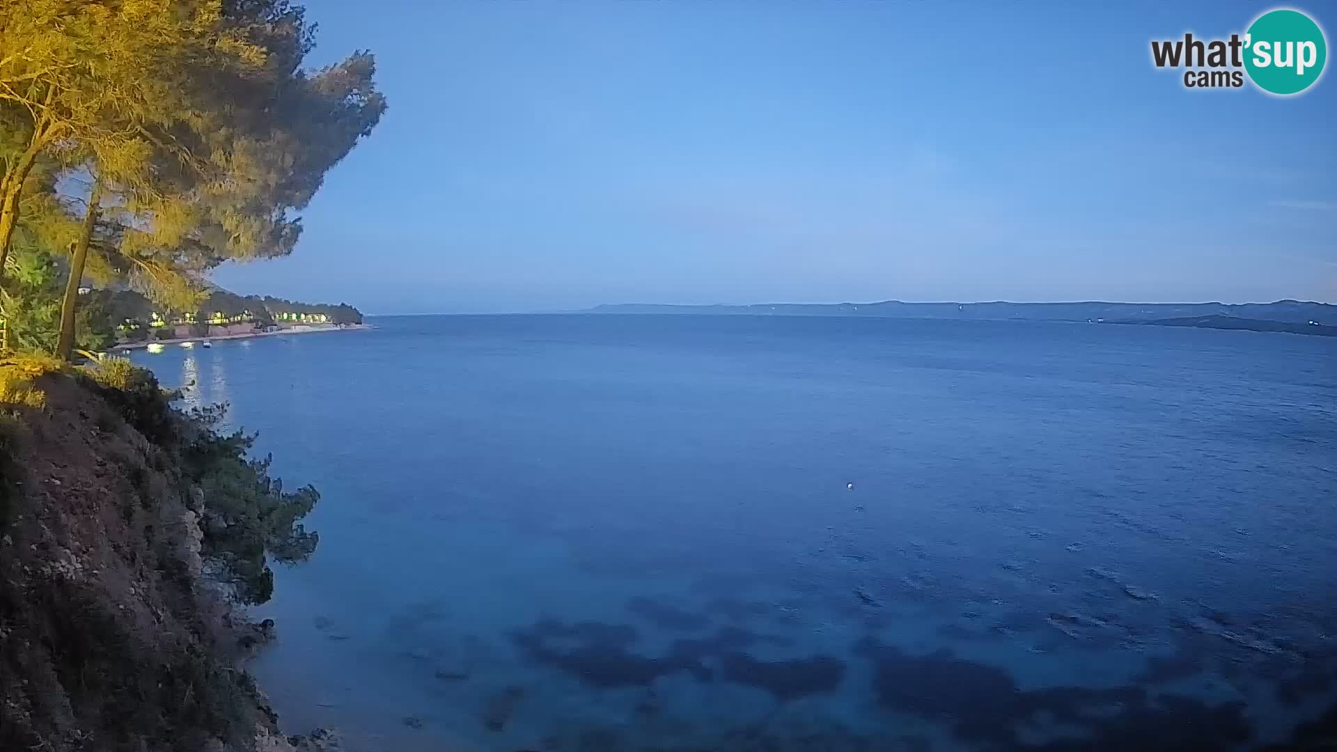 Web kamera Potočine Bol – Pogled uživo na plažu Borak, otok Brač