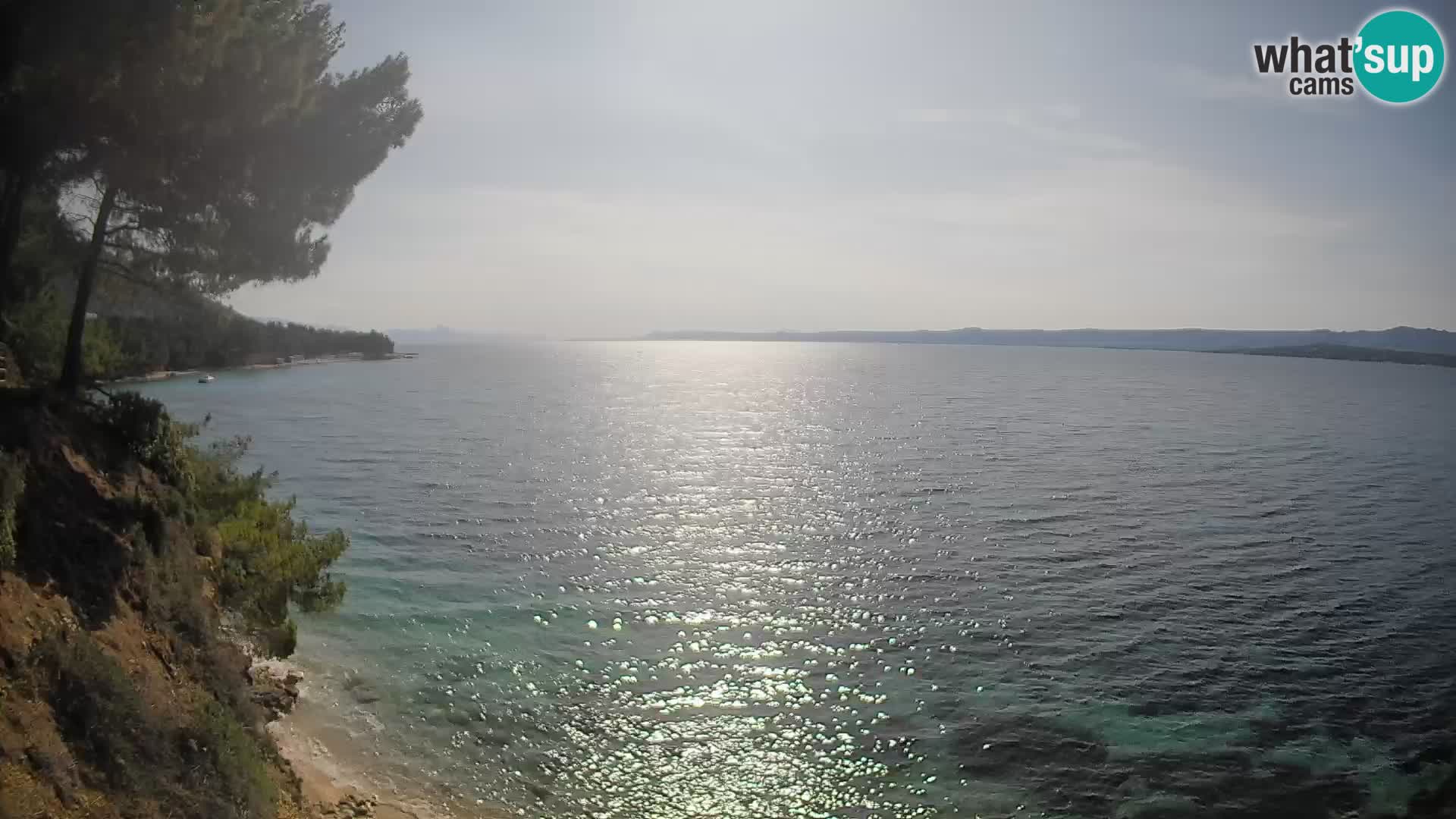 Webcam Playa Potočine Bol – Vista en vivo de Borak Beach, Isla de Brač