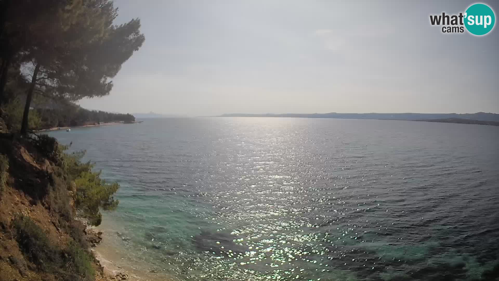 Webcam Potočine Beach Bol – Live View of Borak Beach, Brač Island