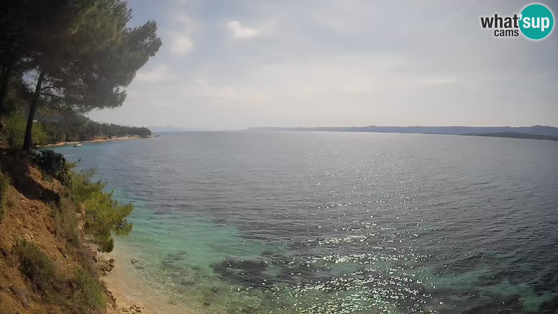 Webcam Potočine Beach Bol – Live View of Borak Beach, Brač Island