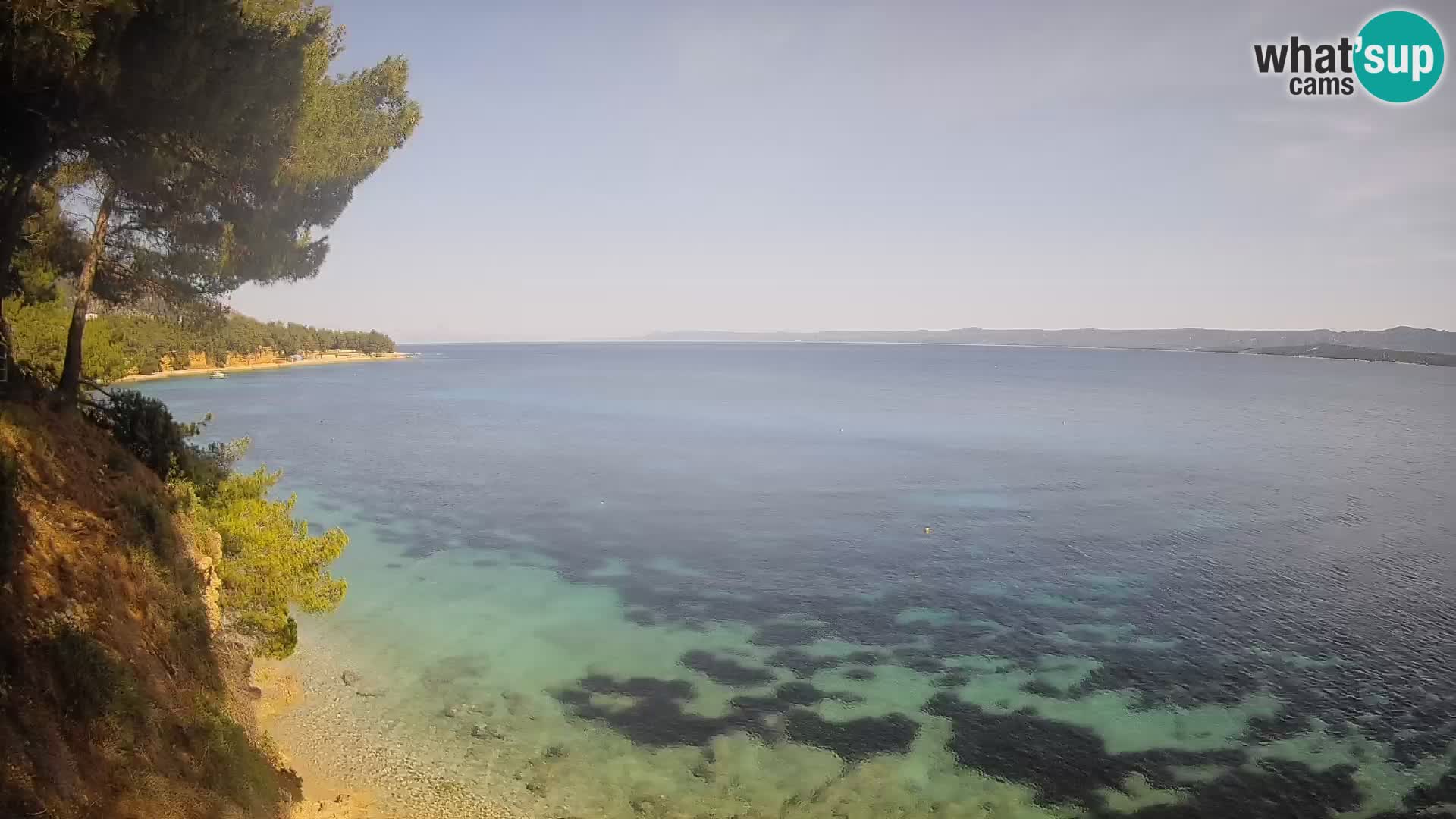 Webcam Playa Potočine Bol – Vista en vivo de Borak Beach, Isla de Brač