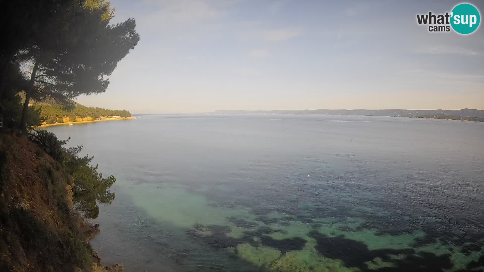 Webcam Strand Potočine Bol – Liveblick auf Borak Beach, Insel Brač