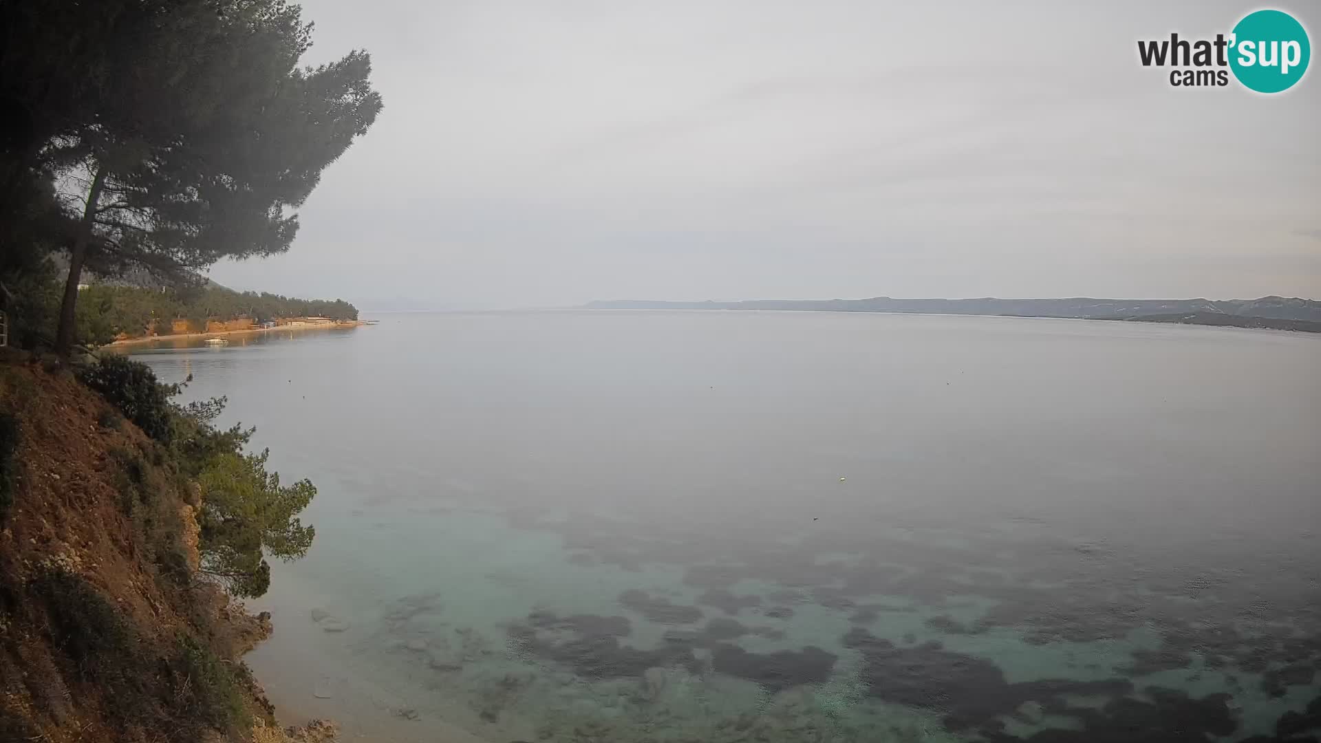 Webcam Potočine Beach Bol – Live View of Borak Beach, Brač Island
