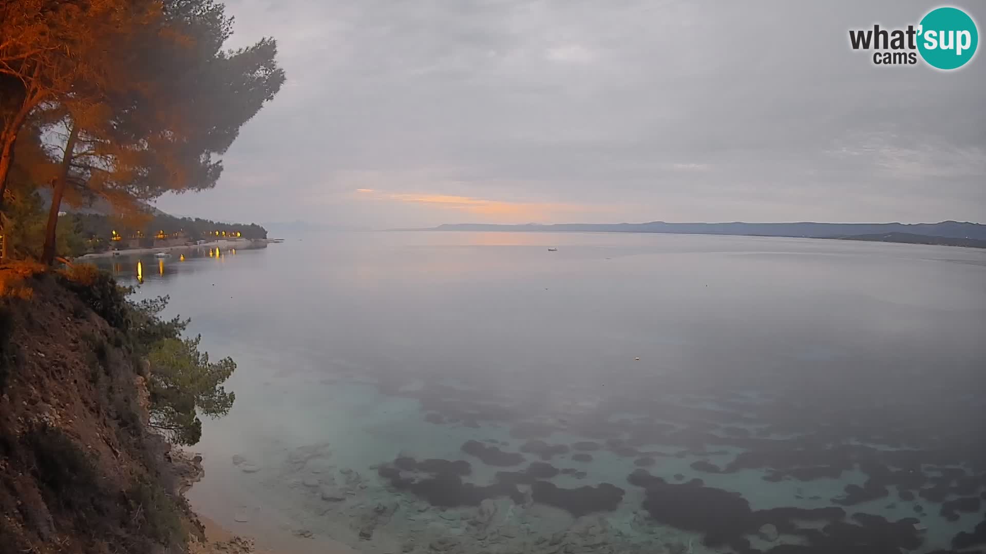 Webcam Strand Potočine Bol – Liveblick auf Borak Beach, Insel Brač