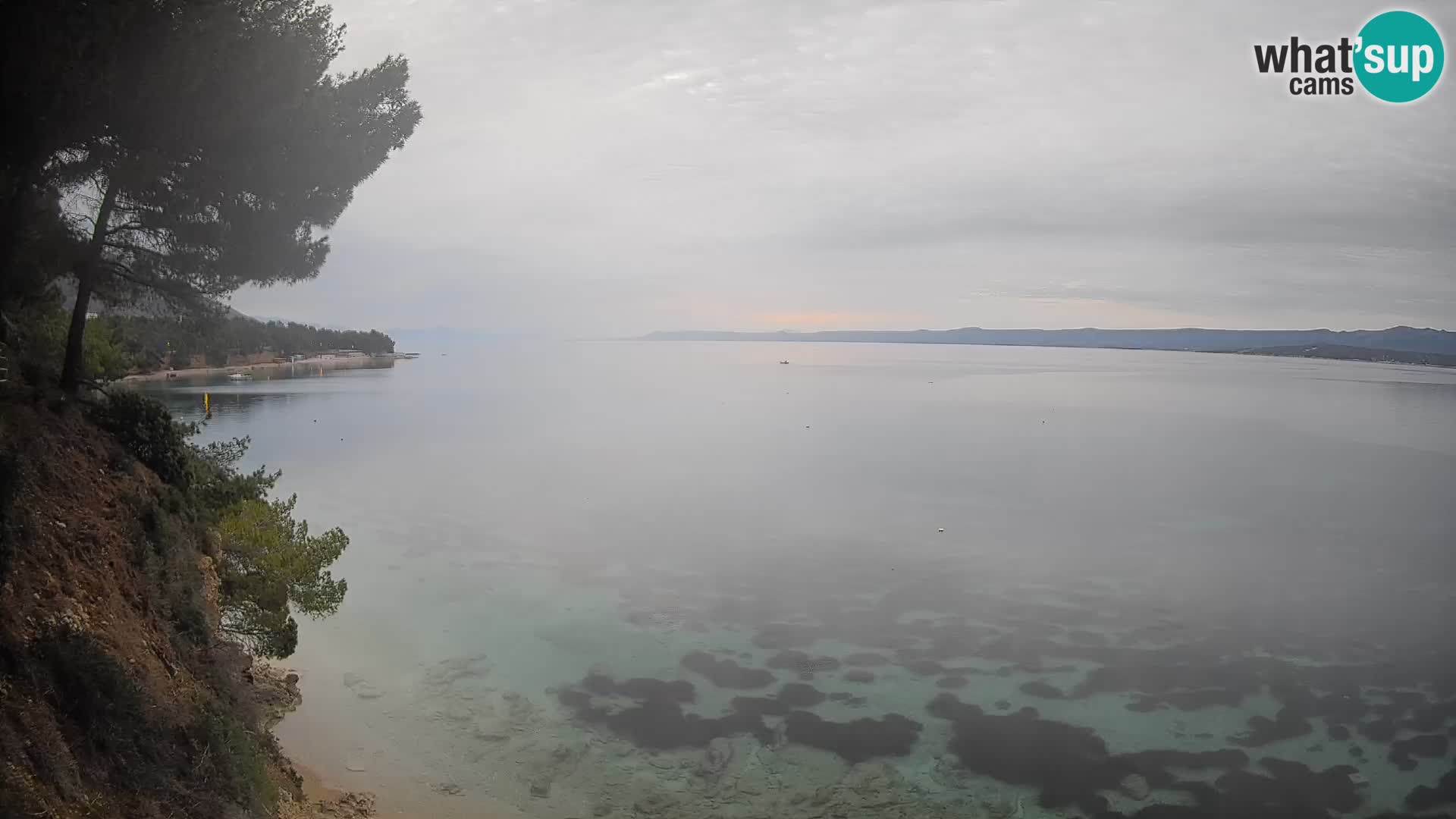 Web kamera Potočine Bol – Pogled uživo na plažu Borak, otok Brač