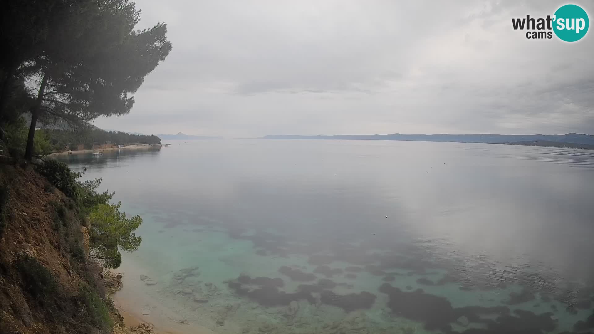 Webcam Potočine Beach Bol – Live View of Borak Beach, Brač Island