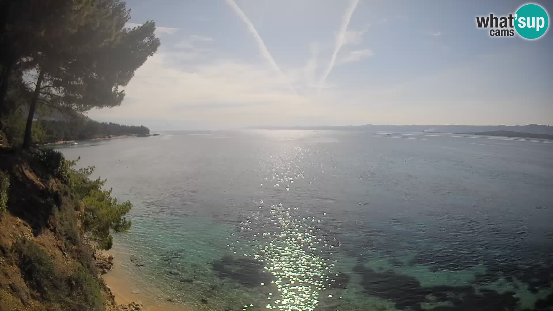 Web kamera Potočine Bol – Pogled uživo na plažu Borak, otok Brač