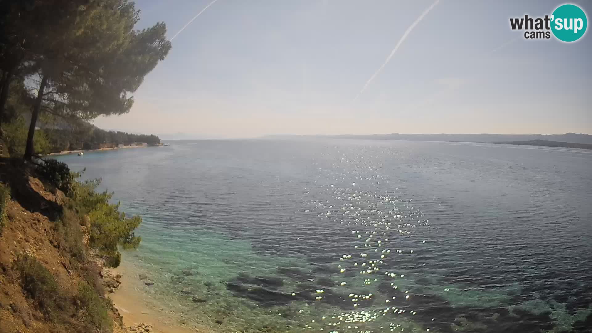 Webcam Strand Potočine Bol – Liveblick auf Borak Beach, Insel Brač