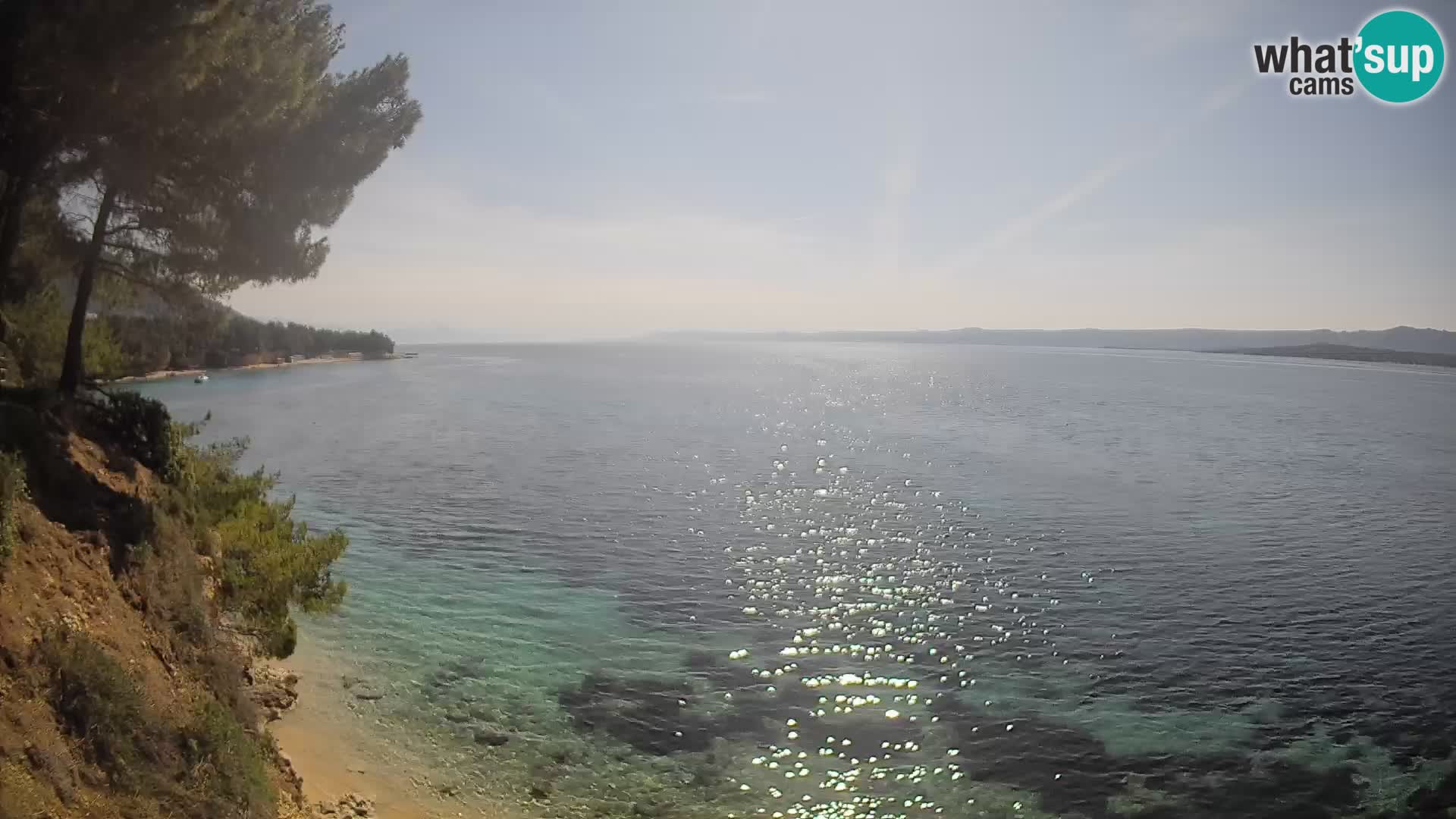 Webcam Playa Potočine Bol – Vista en vivo de Borak Beach, Isla de Brač