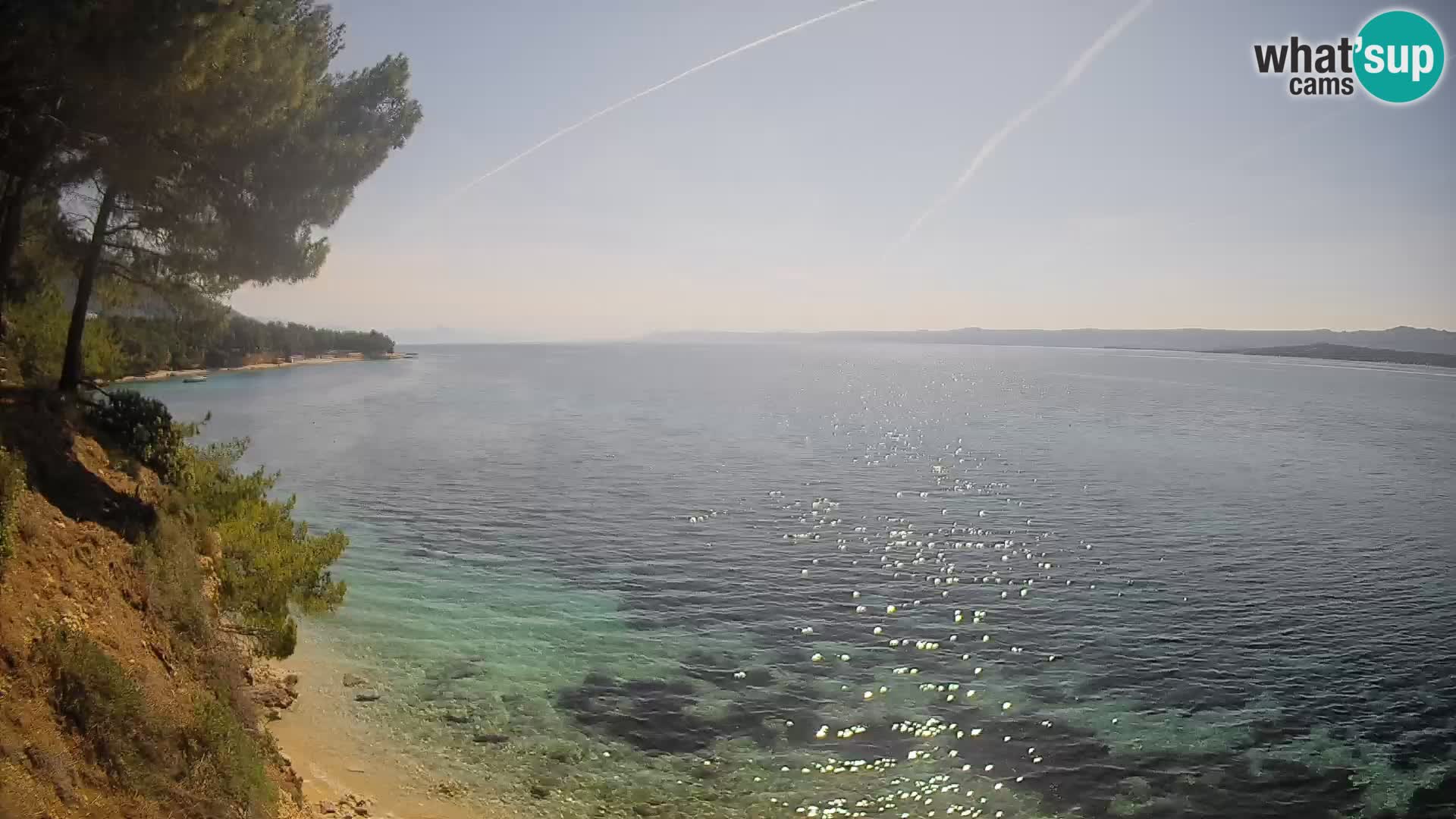 Webcam Playa Potočine Bol – Vista en vivo de Borak Beach, Isla de Brač