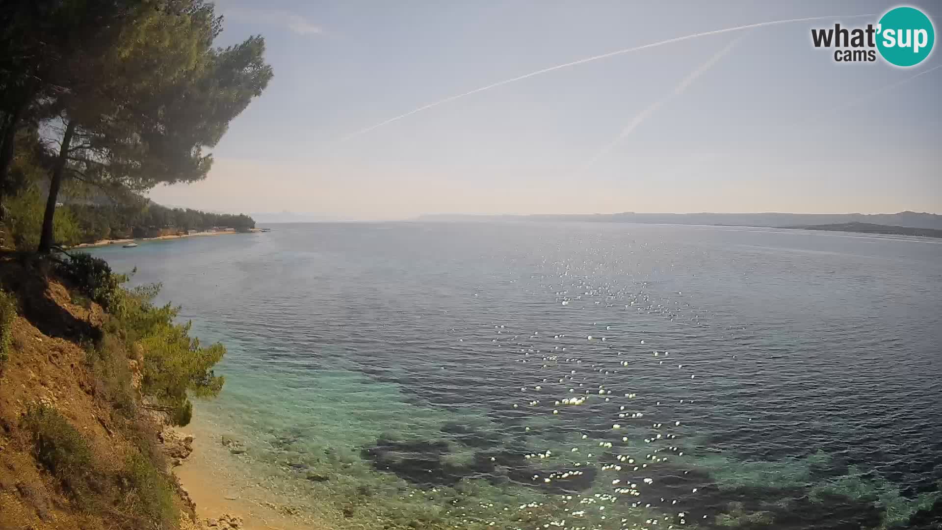 Webcam plage Potočine Bol – Vue en direct sur Borak Beach, île de Brač