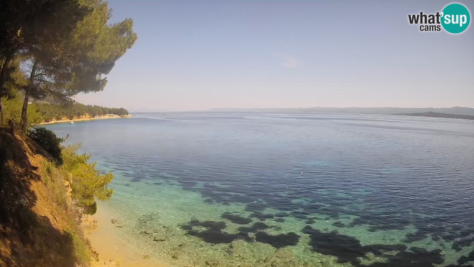 Webcam plage Potočine Bol – Vue en direct sur Borak Beach, île de Brač