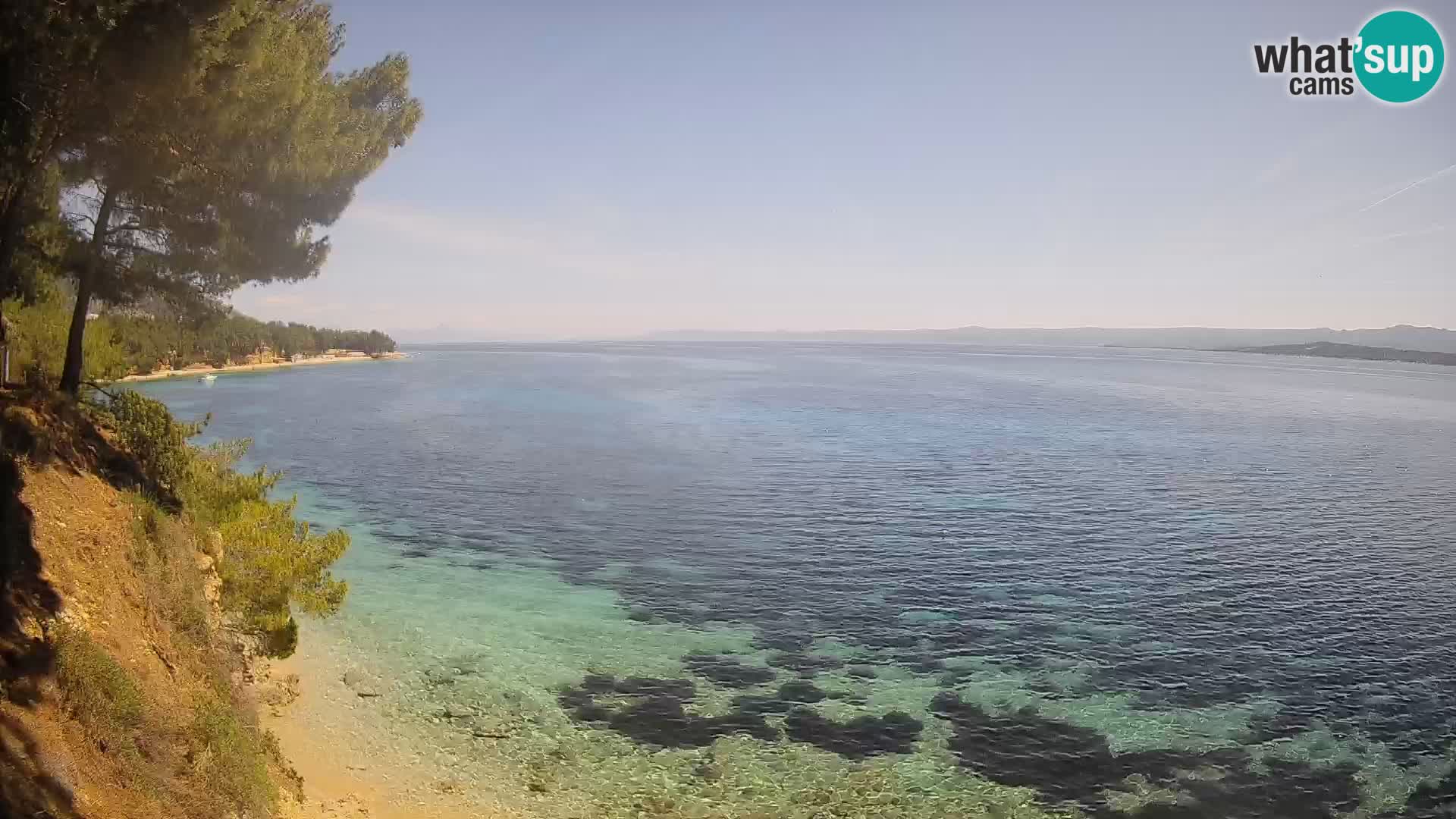 Webcam Strand Potočine Bol – Liveblick auf Borak Beach, Insel Brač
