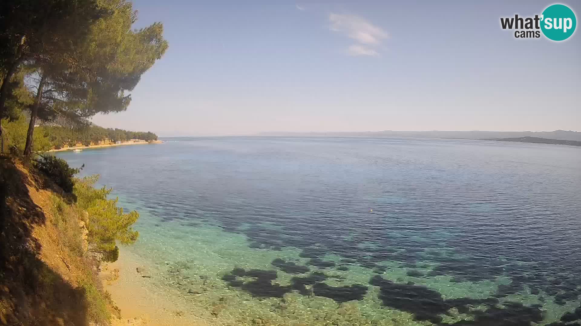 Webcam Potočine Beach Bol – Live View of Borak Beach, Brač Island