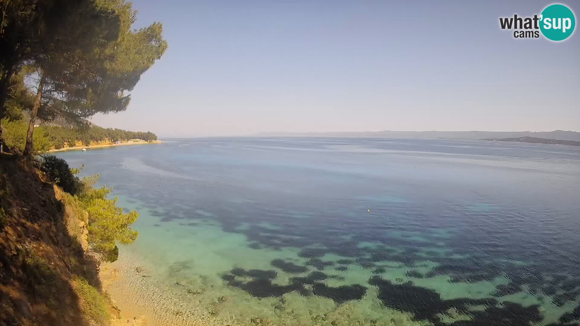 Webcam Strand Potočine Bol – Liveblick auf Borak Beach, Insel Brač
