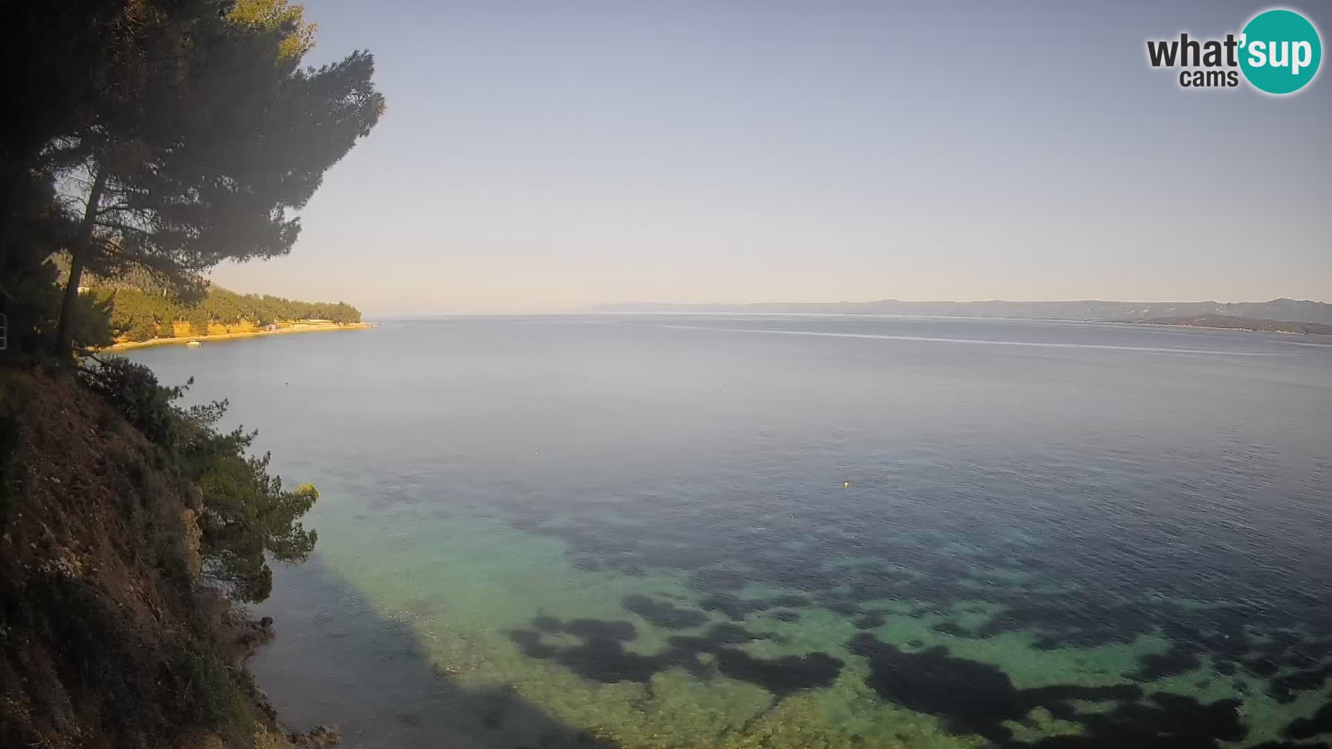 Webcam Playa Potočine Bol – Vista en vivo de Borak Beach, Isla de Brač
