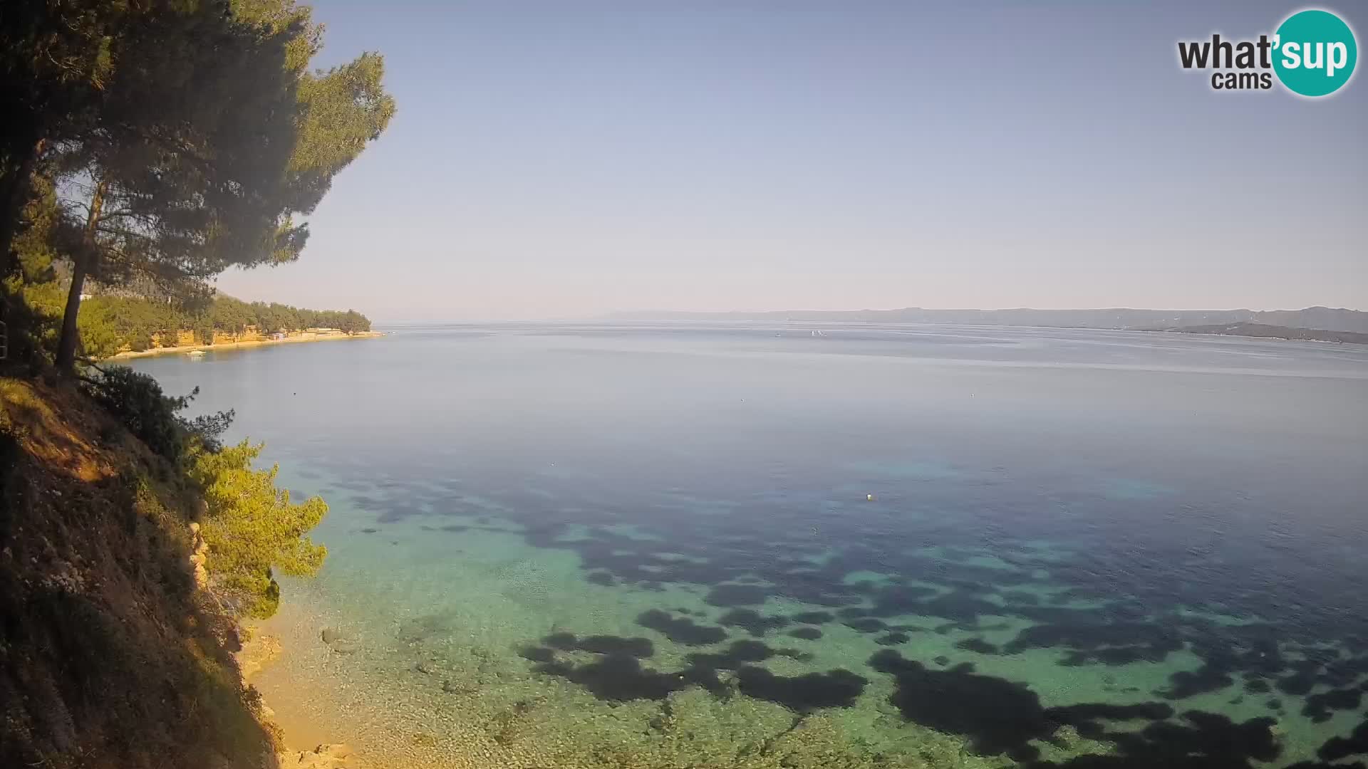 Webcam plage Potočine Bol – Vue en direct sur Borak Beach, île de Brač