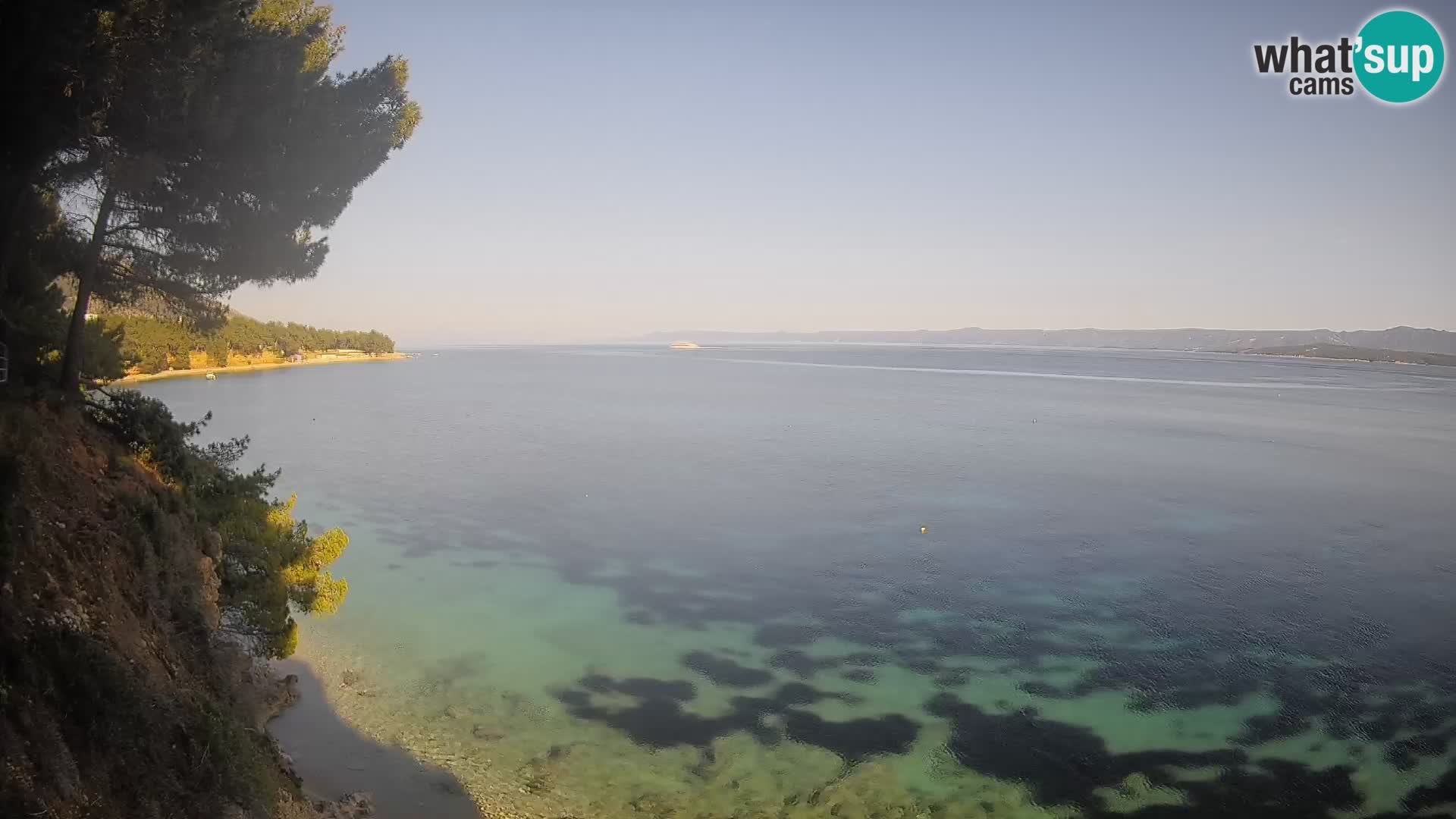 Webcam Playa Potočine Bol – Vista en vivo de Borak Beach, Isla de Brač