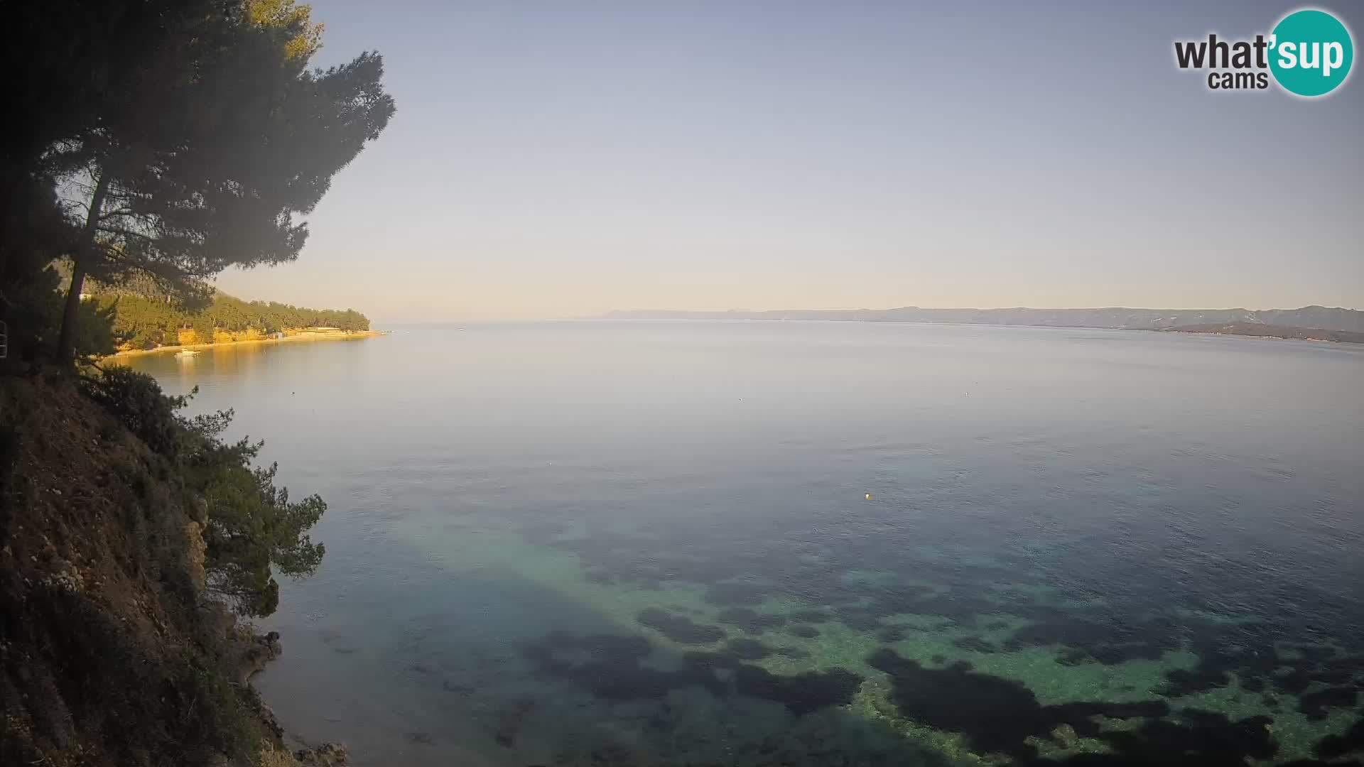 Webcam plage Potočine Bol – Vue en direct sur Borak Beach, île de Brač