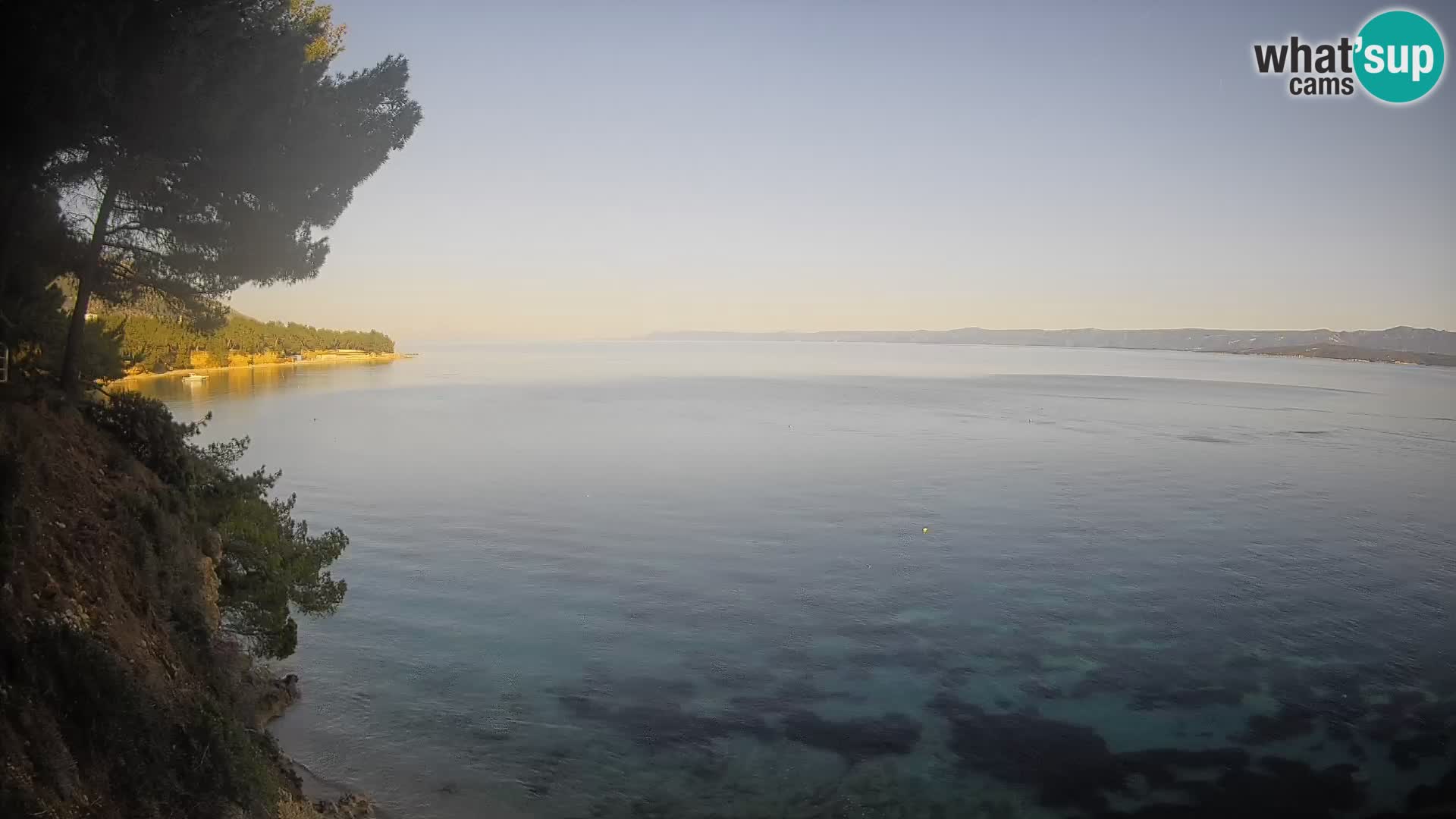 Webcam plage Potočine Bol – Vue en direct sur Borak Beach, île de Brač