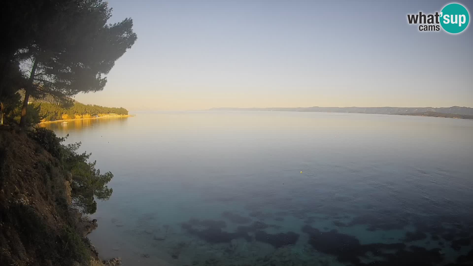 Webcam plage Potočine Bol – Vue en direct sur Borak Beach, île de Brač