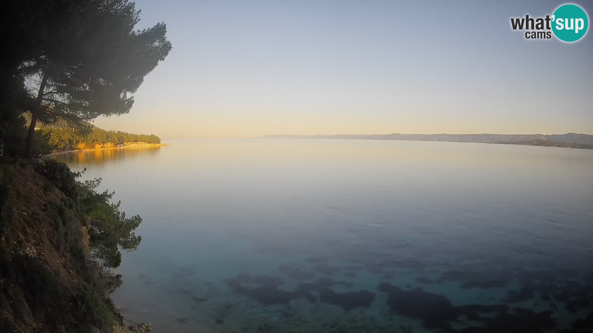 Webcam Strand Potočine Bol – Liveblick auf Borak Beach, Insel Brač