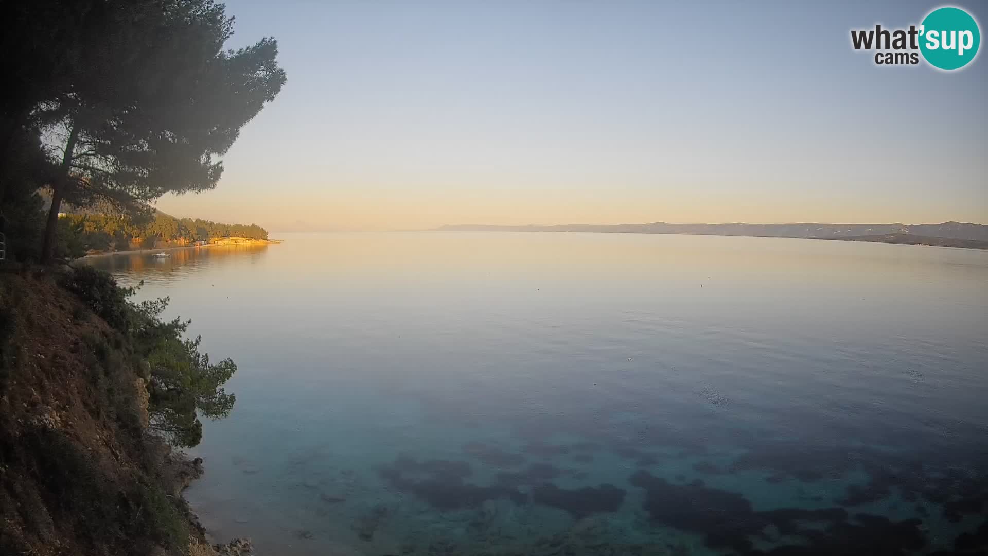 Webcam plage Potočine Bol – Vue en direct sur Borak Beach, île de Brač