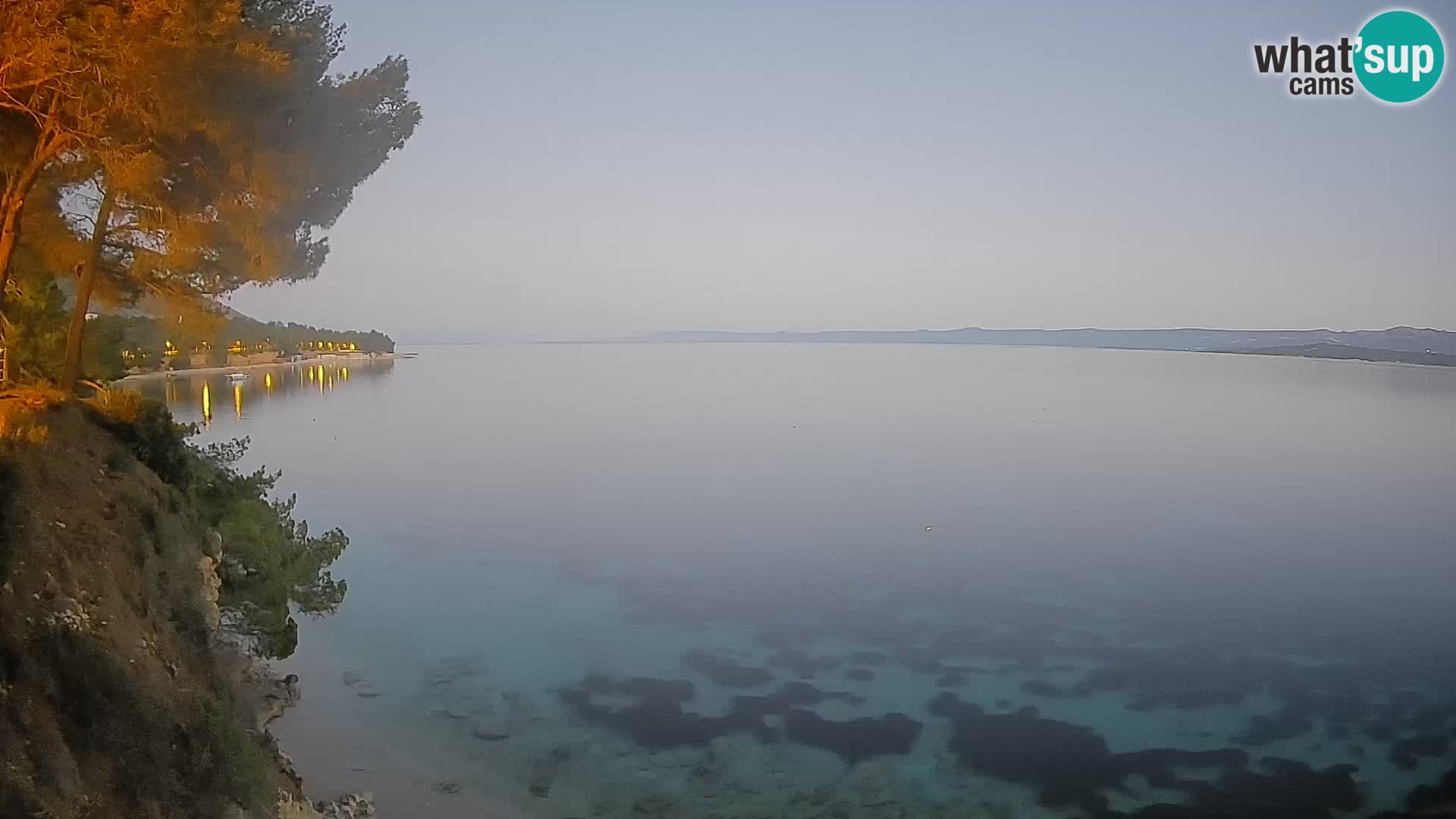Webcam plage Potočine Bol – Vue en direct sur Borak Beach, île de Brač