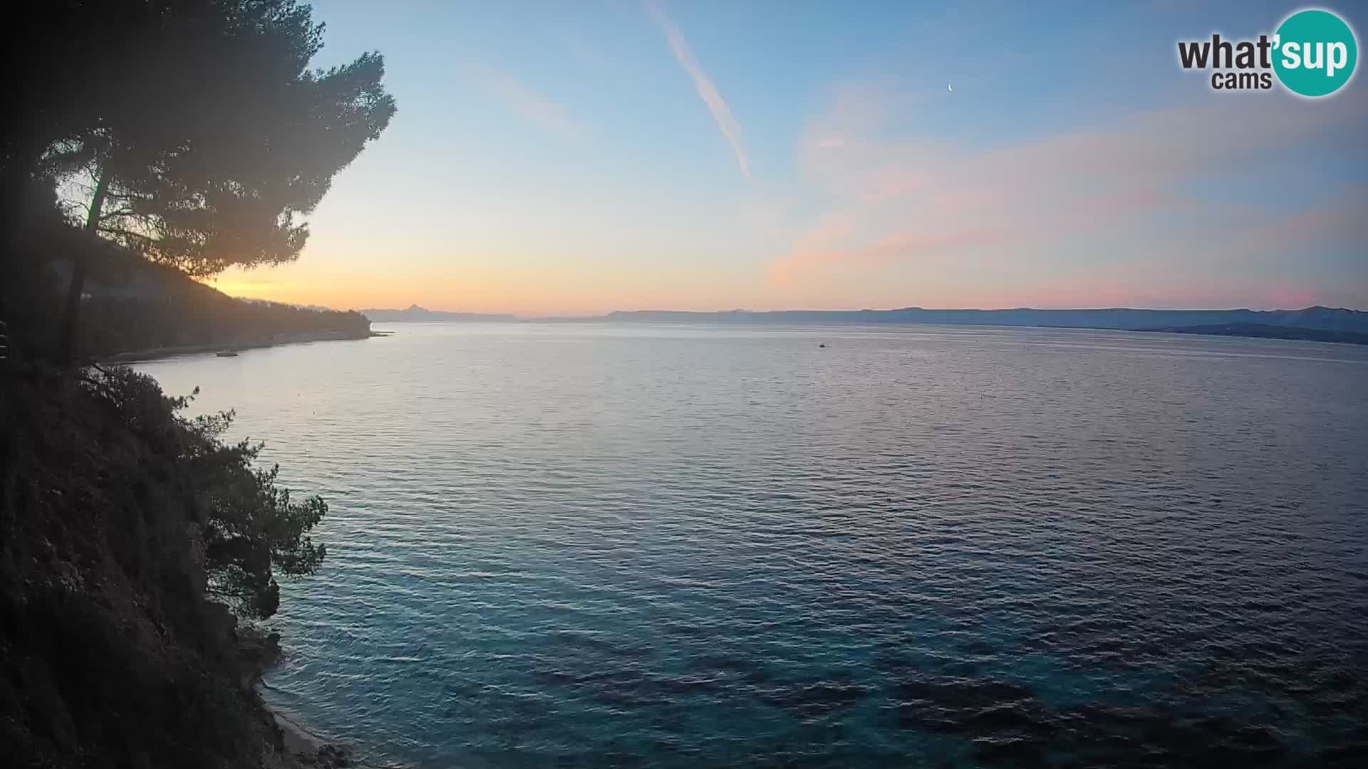Webcam Potočine Beach Bol – Live View of Borak Beach, Brač Island