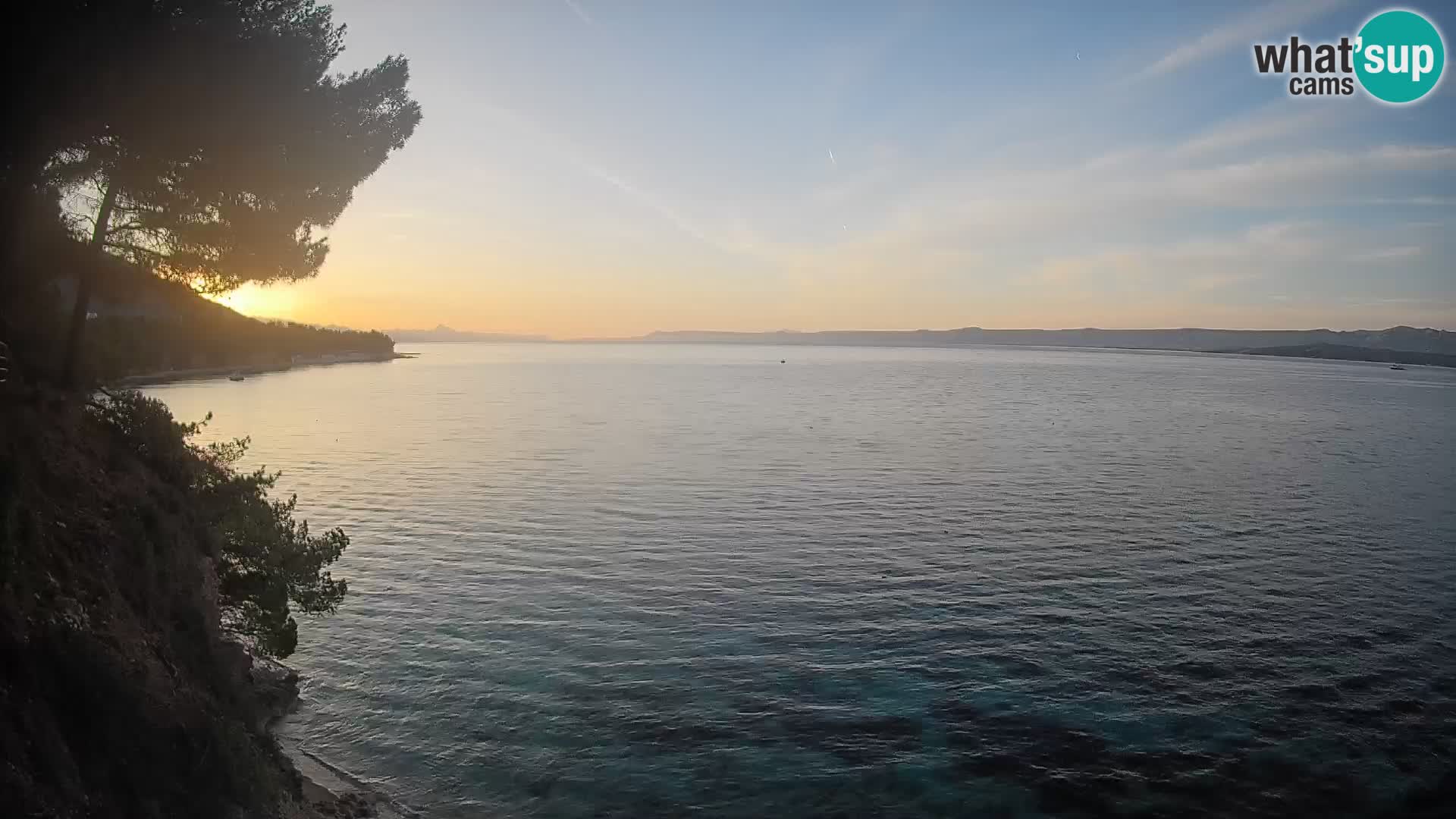 Webcam Strand Potočine Bol – Liveblick auf Borak Beach, Insel Brač