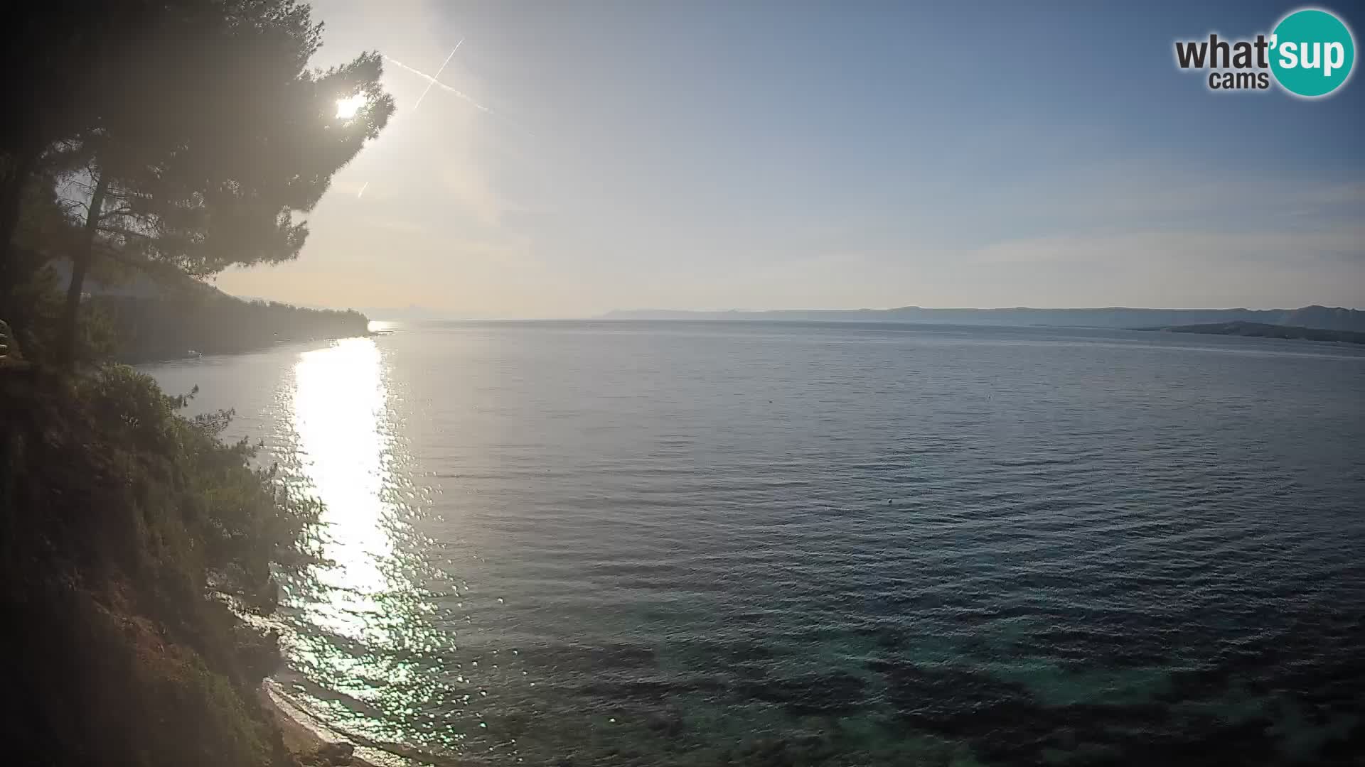 Web kamera Potočine Bol – Pogled uživo na plažu Borak, otok Brač