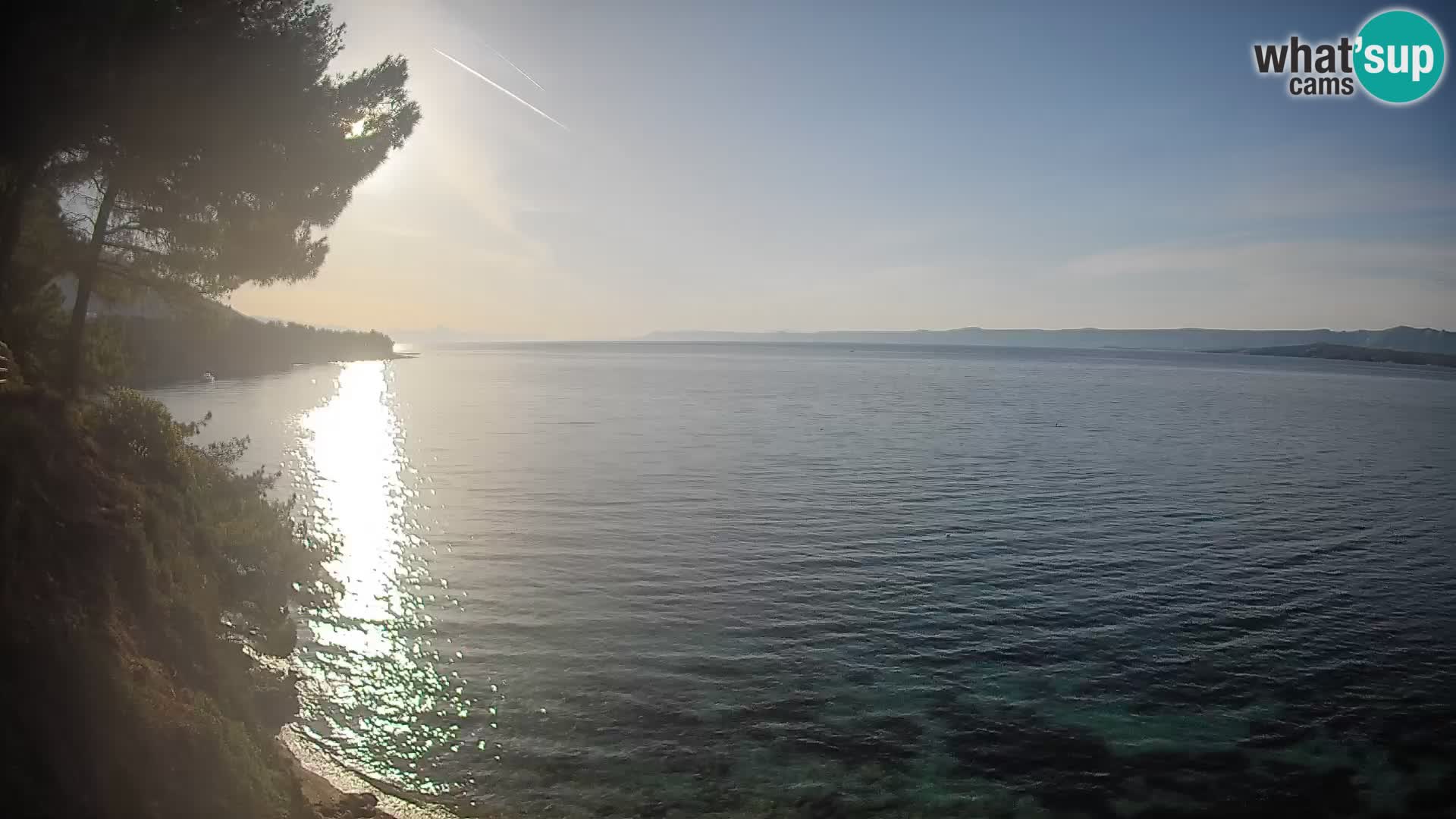 Webcam Playa Potočine Bol – Vista en vivo de Borak Beach, Isla de Brač