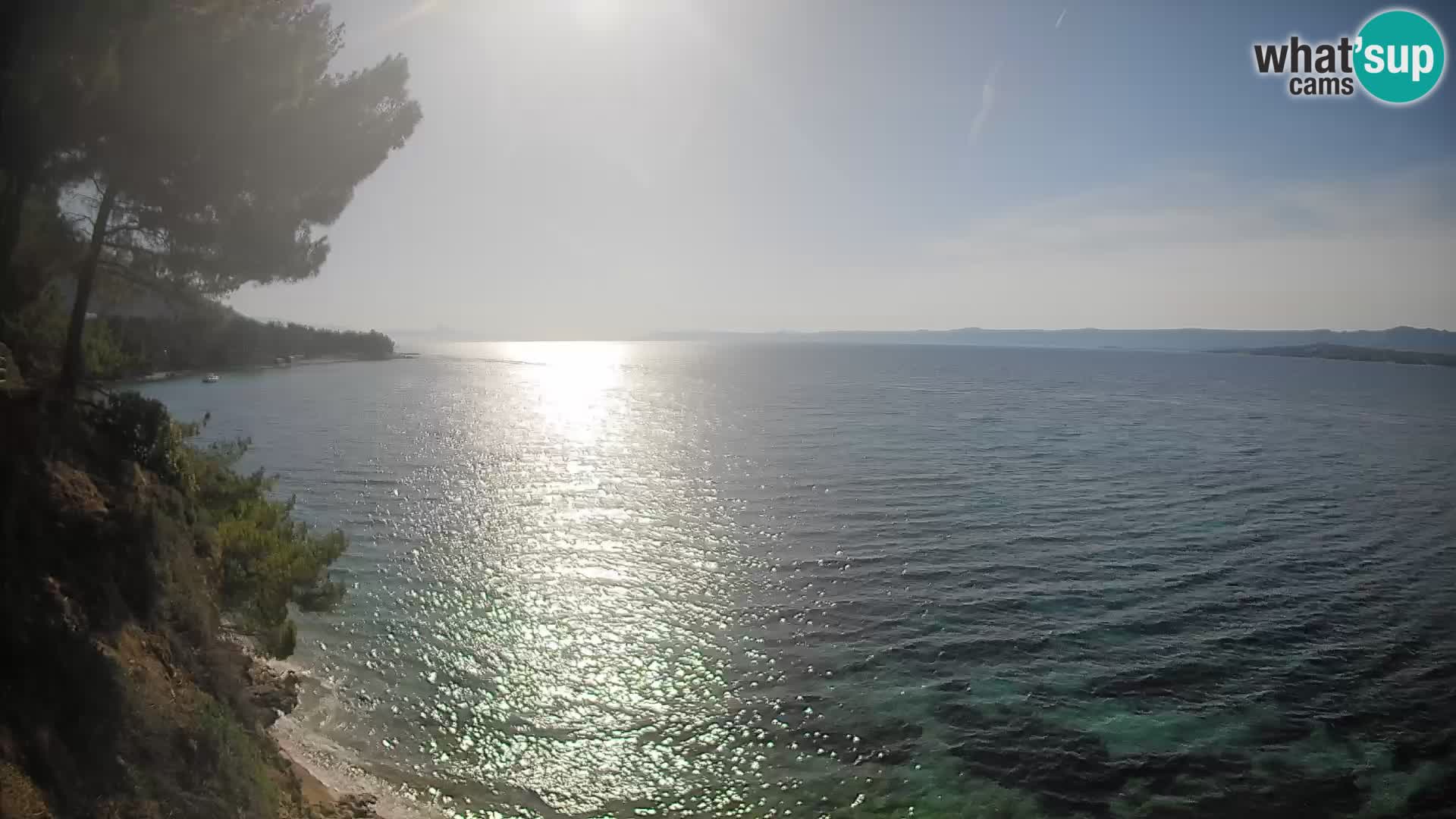 Webcam Strand Potočine Bol – Liveblick auf Borak Beach, Insel Brač