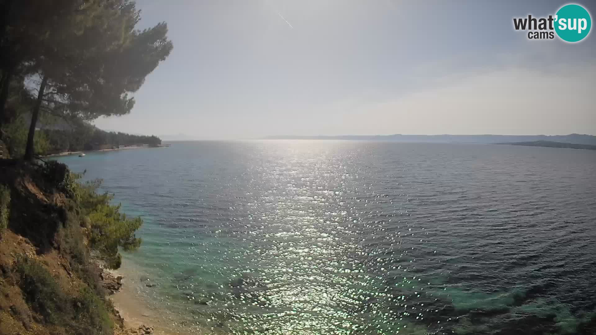 Webcam Potočine Beach Bol – Live View of Borak Beach, Brač Island