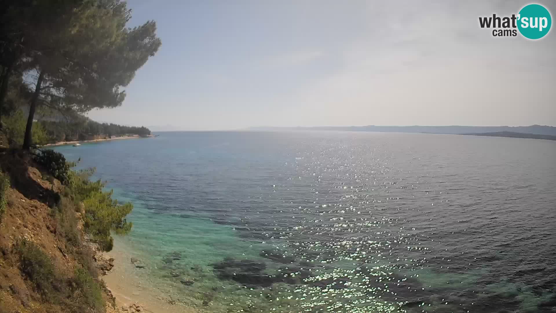 Webcam plage Potočine Bol – Vue en direct sur Borak Beach, île de Brač