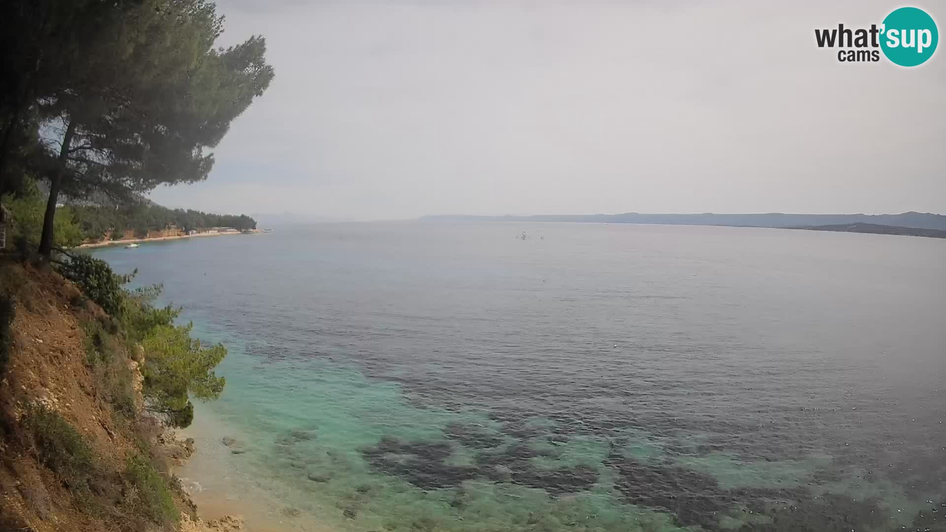Webcam plage Potočine Bol – Vue en direct sur Borak Beach, île de Brač