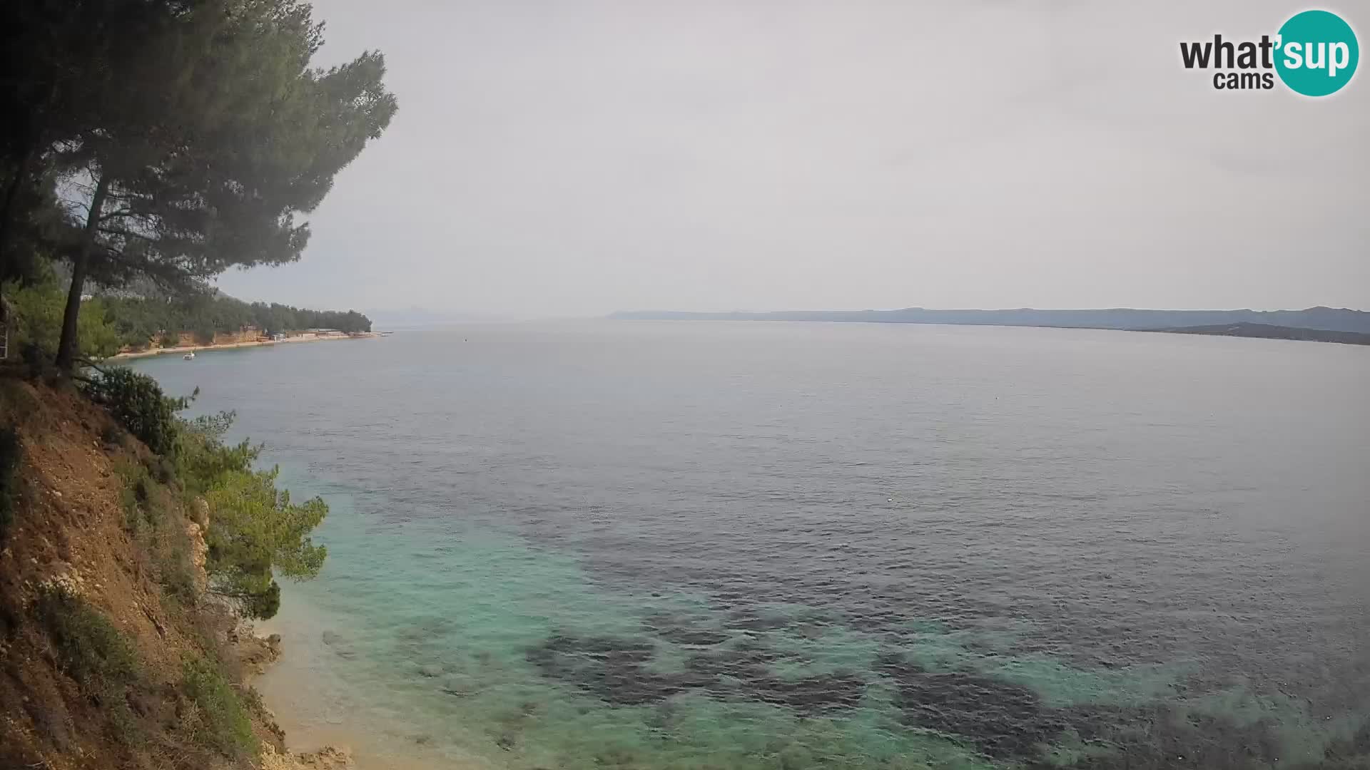 Webcam plage Potočine Bol – Vue en direct sur Borak Beach, île de Brač