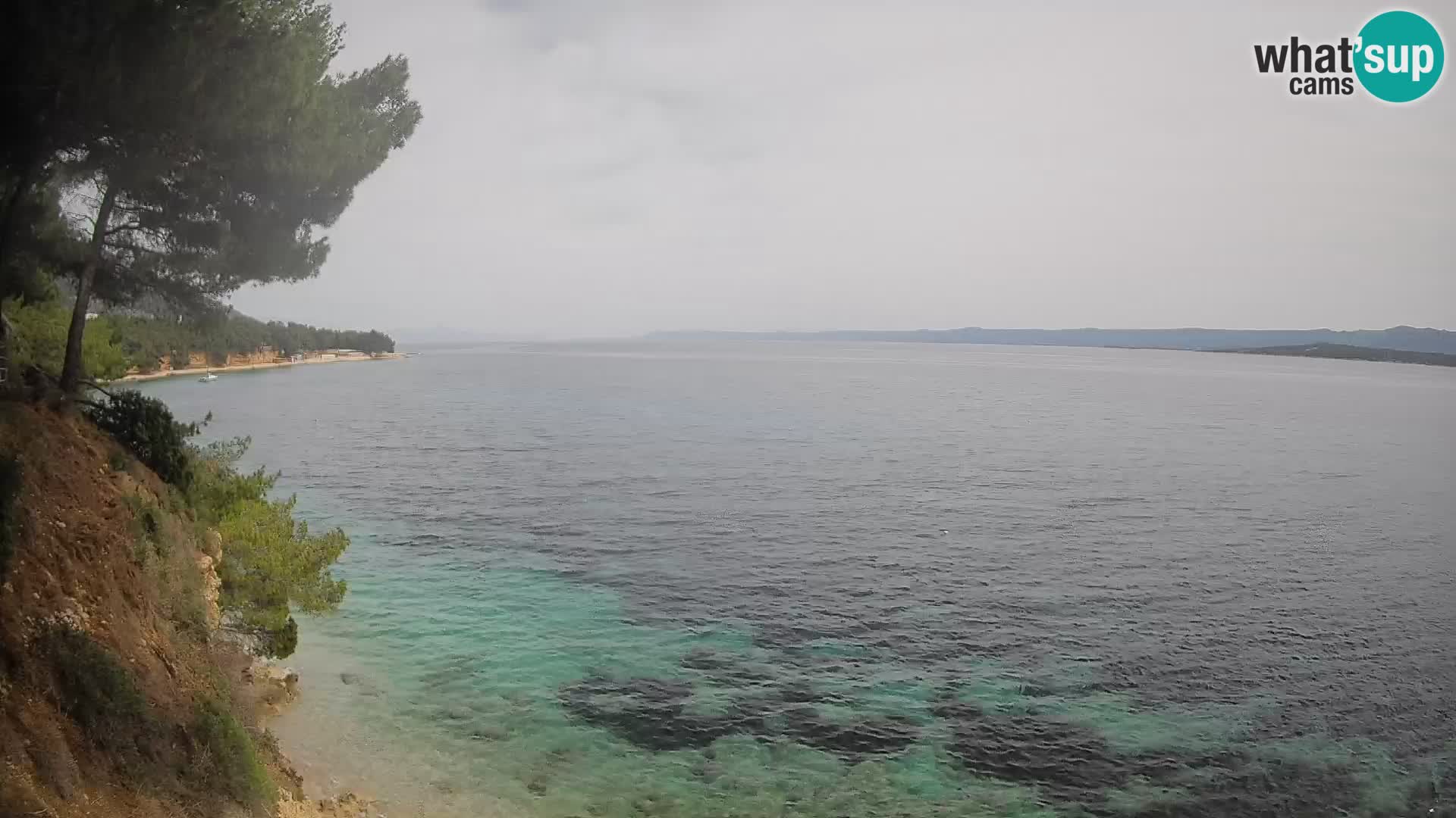 Webcam Playa Potočine Bol – Vista en vivo de Borak Beach, Isla de Brač