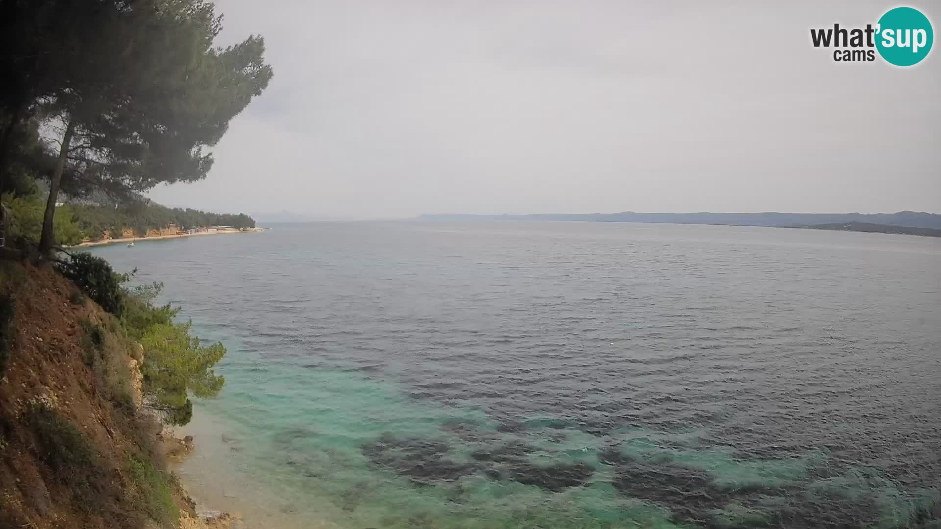 Webcam plage Potočine Bol – Vue en direct sur Borak Beach, île de Brač